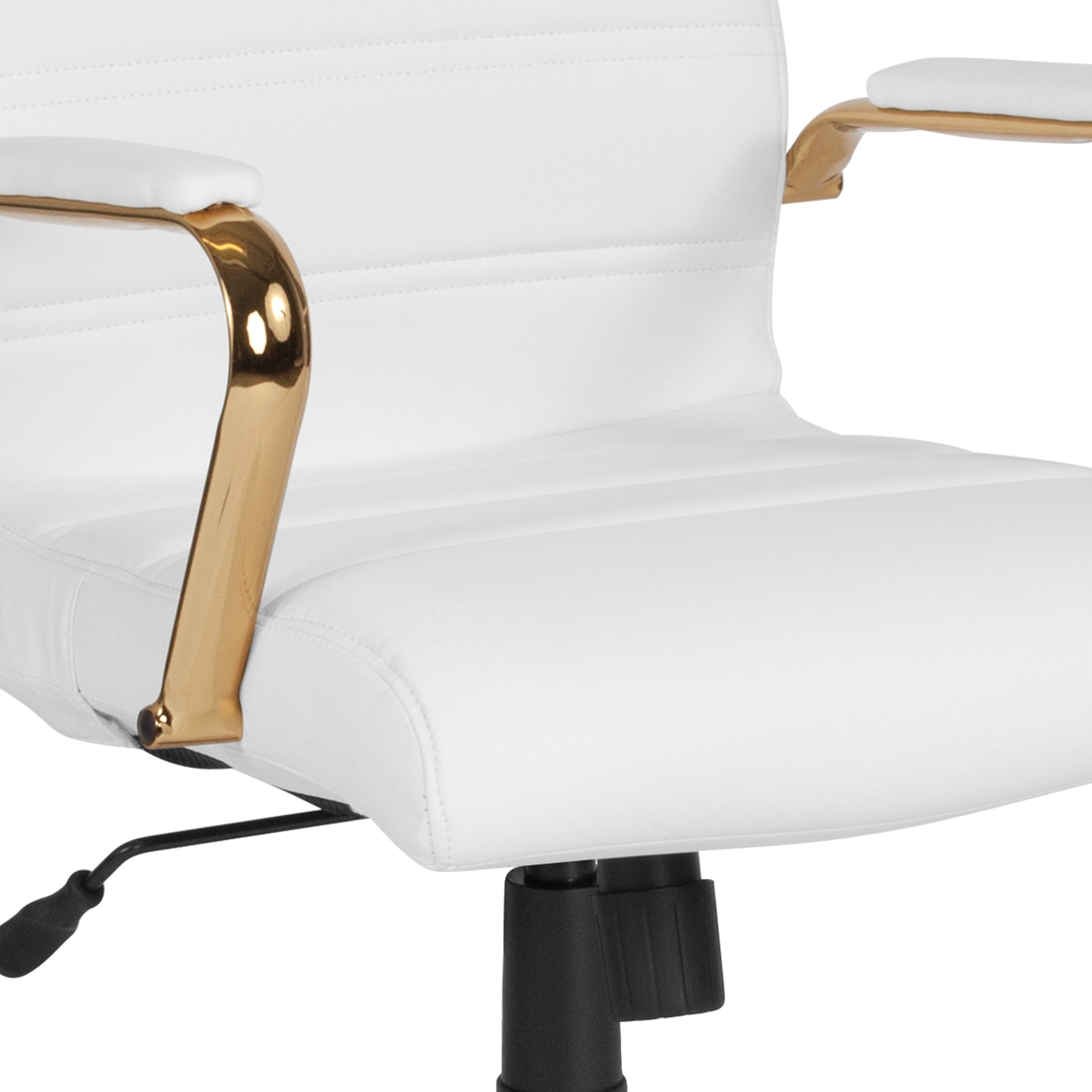 High Back Executive Swivel Office Chair with Metal Frame and Arms