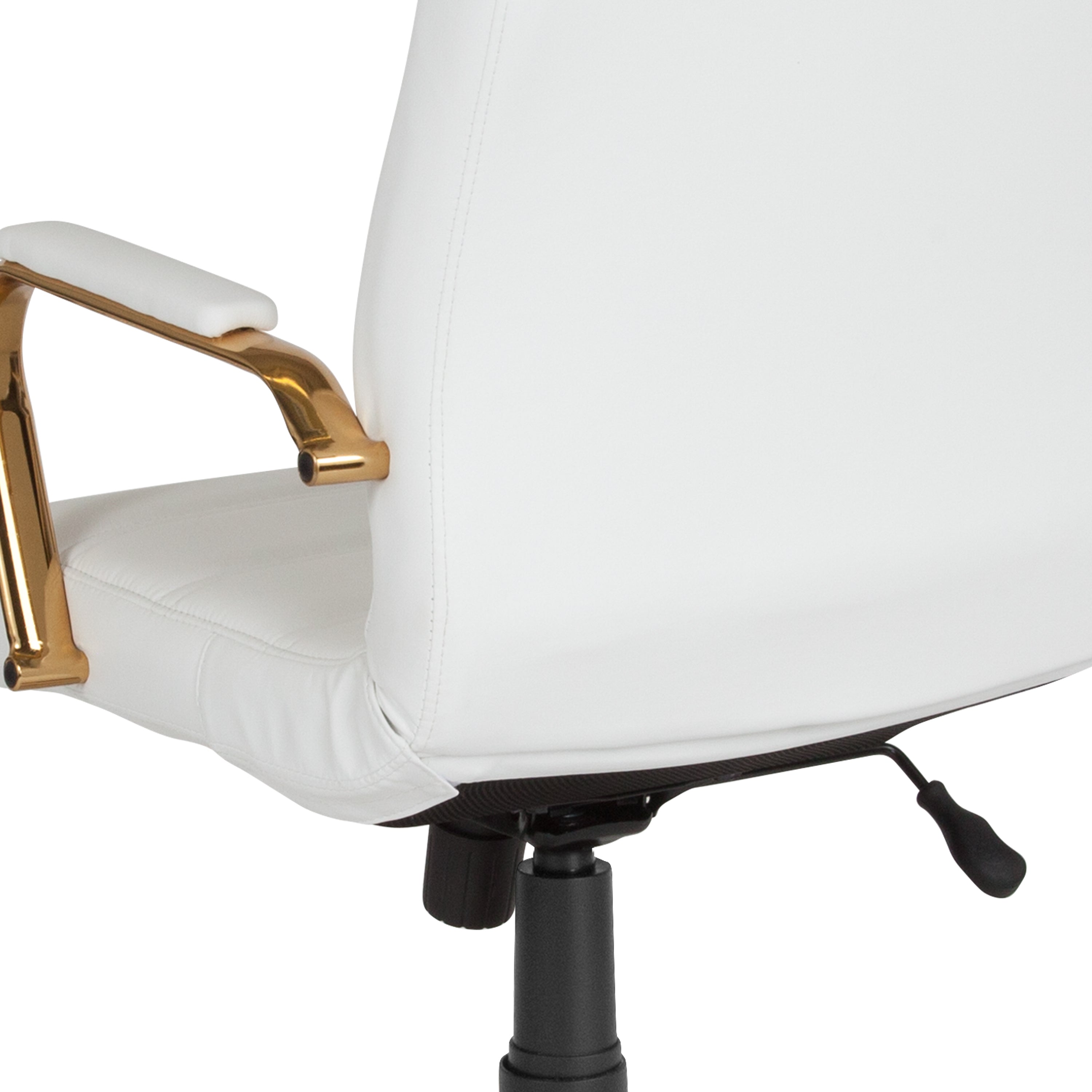 High Back Executive Swivel Office Chair with Metal Frame and Arms