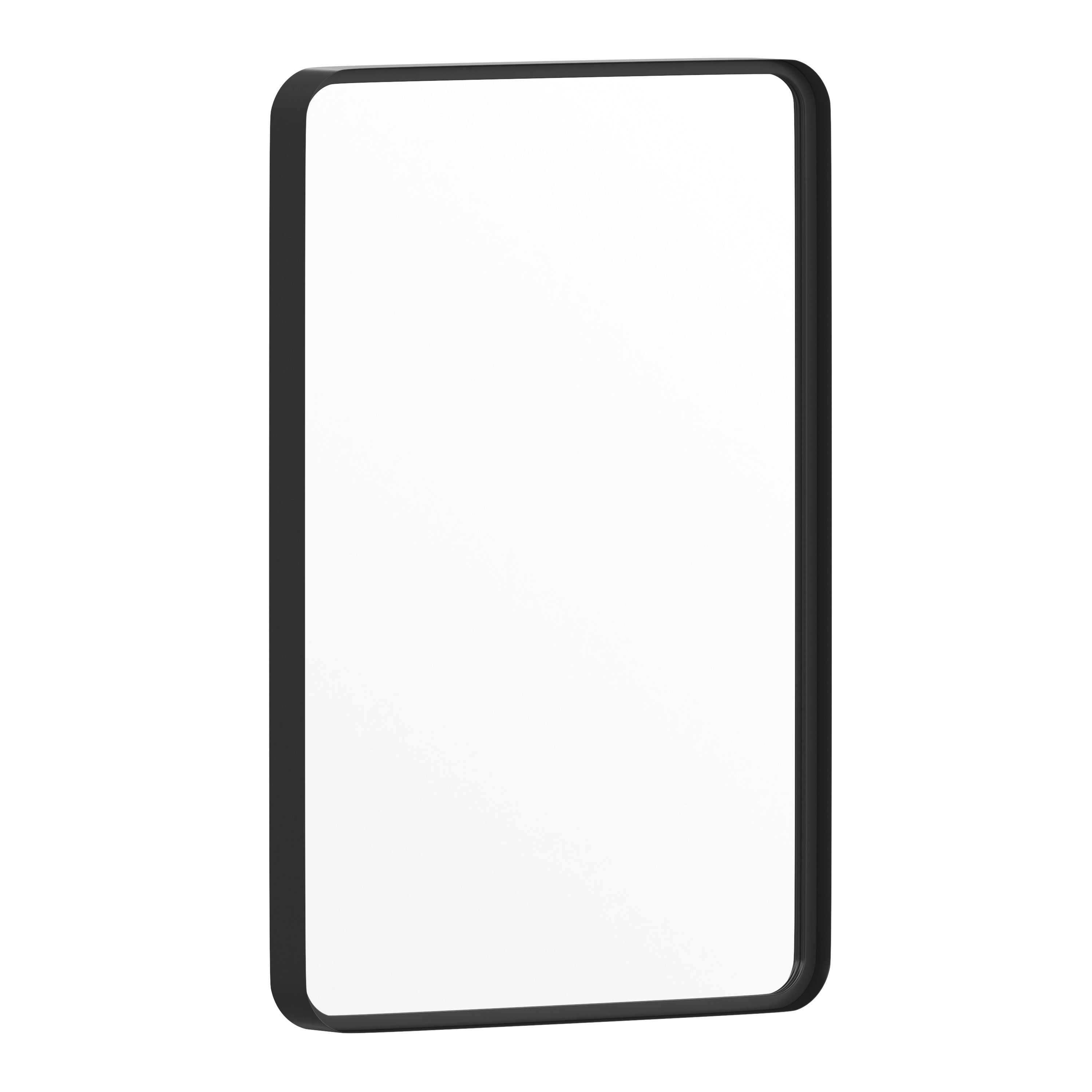 Janinne Decorative Wall Mirror - Rounded Corners, Bathroom & Living Room Glass Mirror Hangs Horizontal Or Vertical