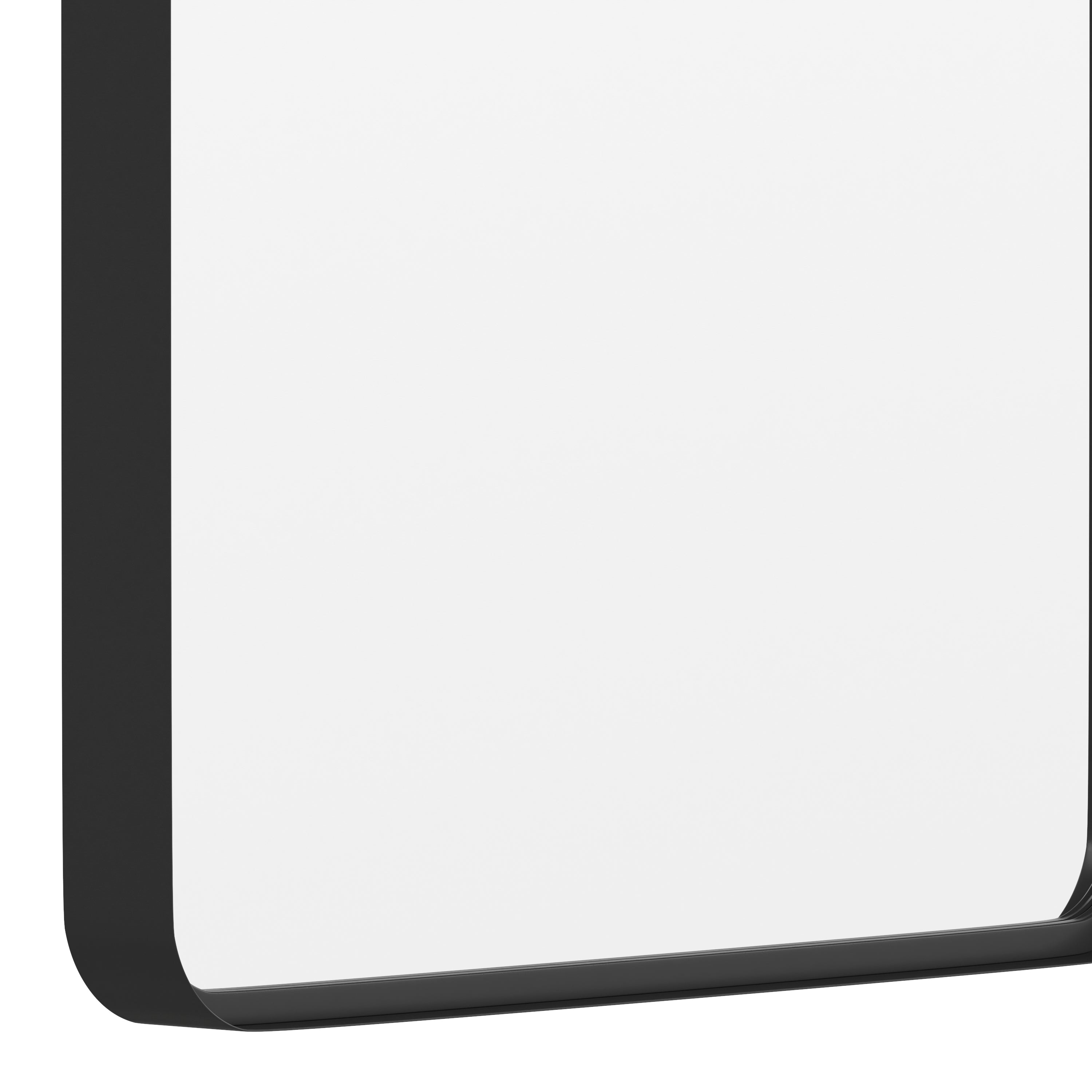 Janinne Decorative Wall Mirror - Rounded Corners, Bathroom & Living Room Glass Mirror Hangs Horizontal Or Vertical