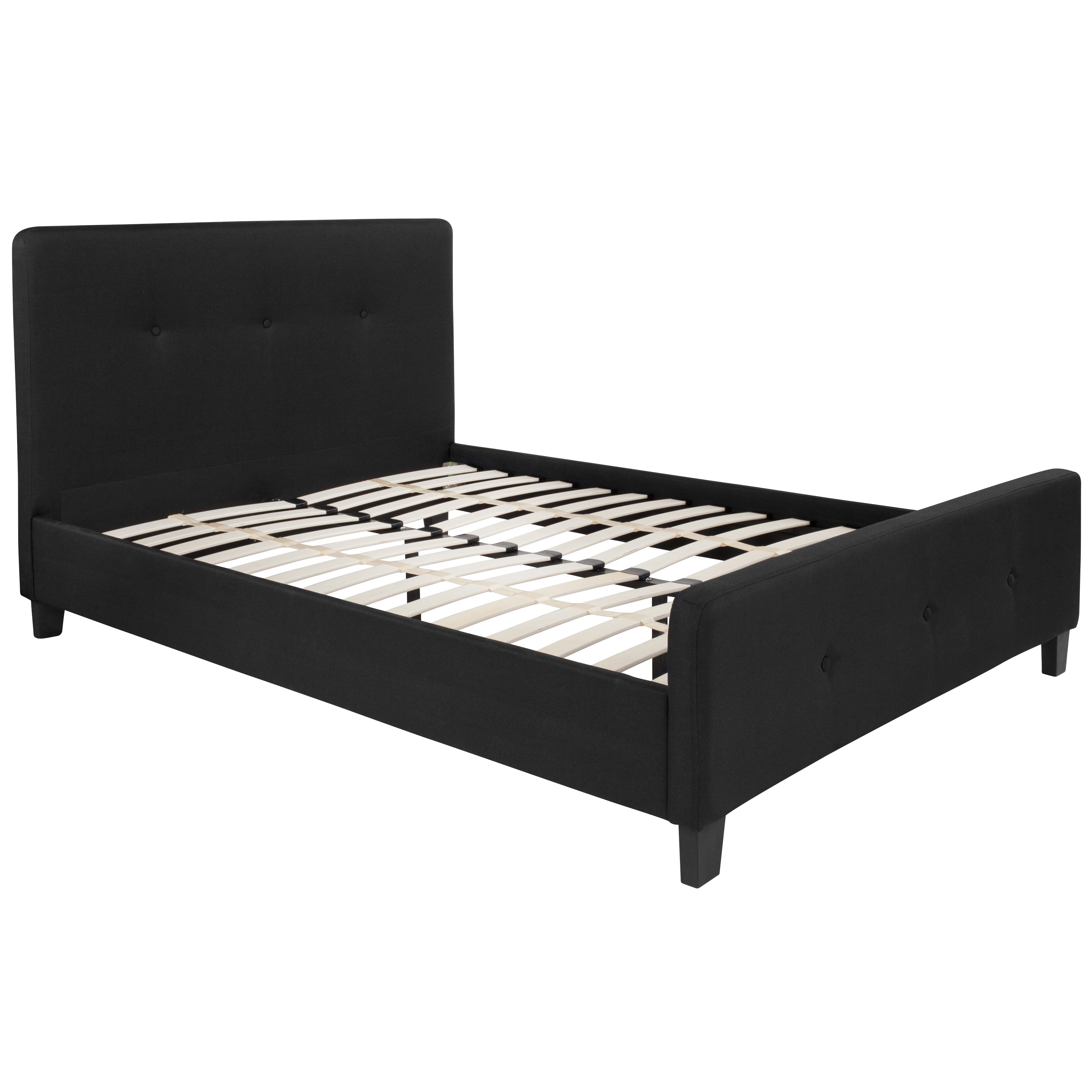 Tribeca Button Tufted Upholstered Platform Bed