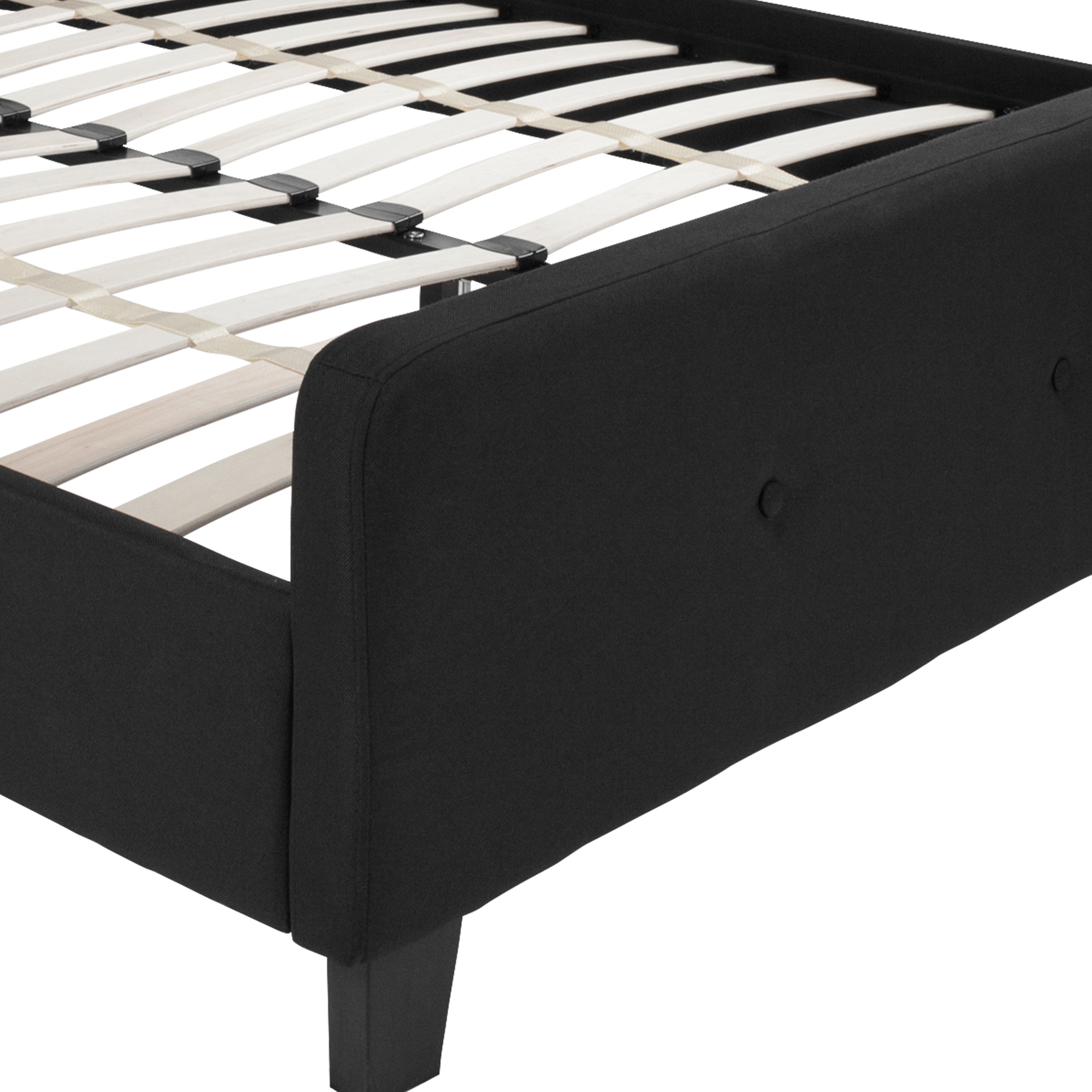 Tribeca Button Tufted Upholstered Platform Bed