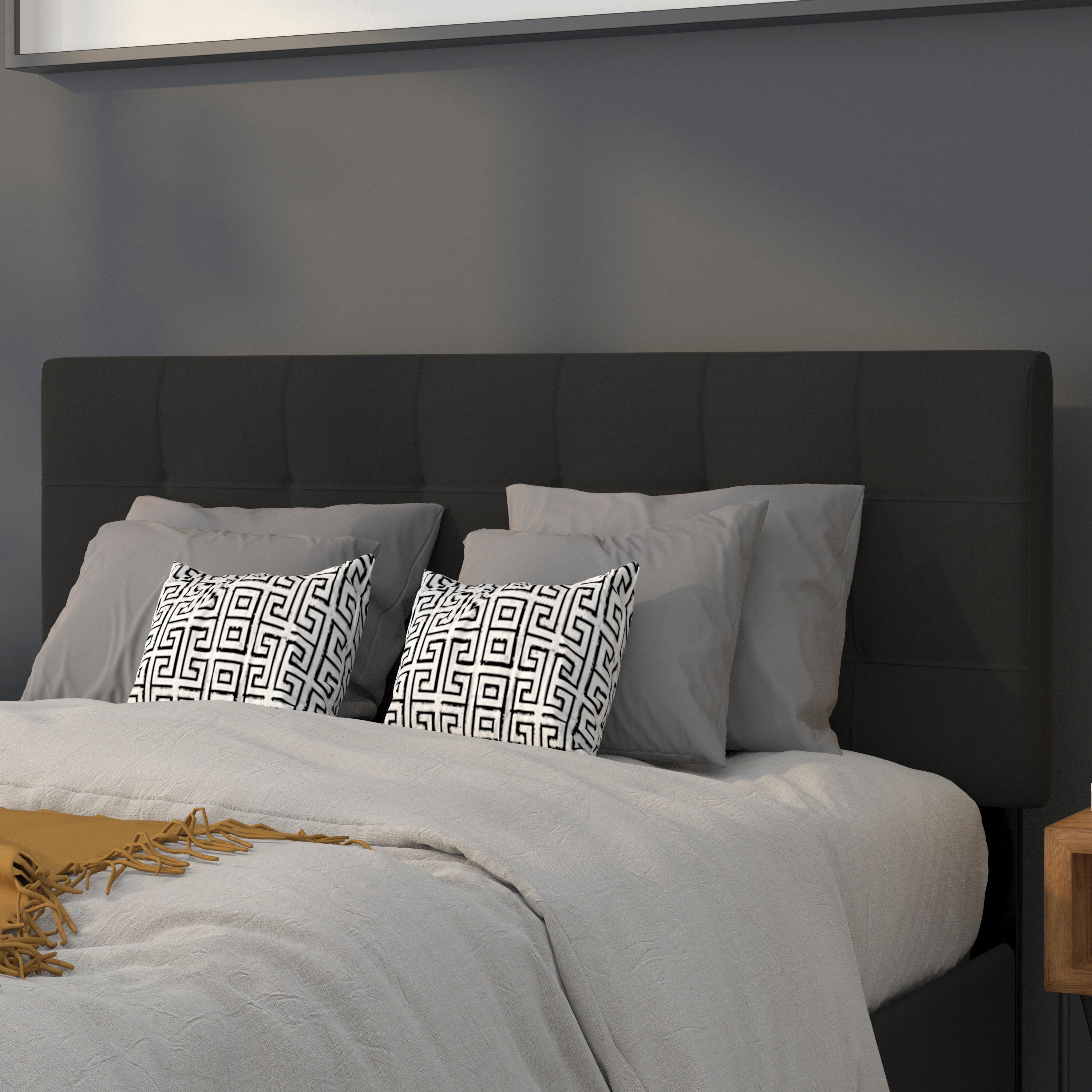 Bedford Quilted Tufted Upholstered Headboard
