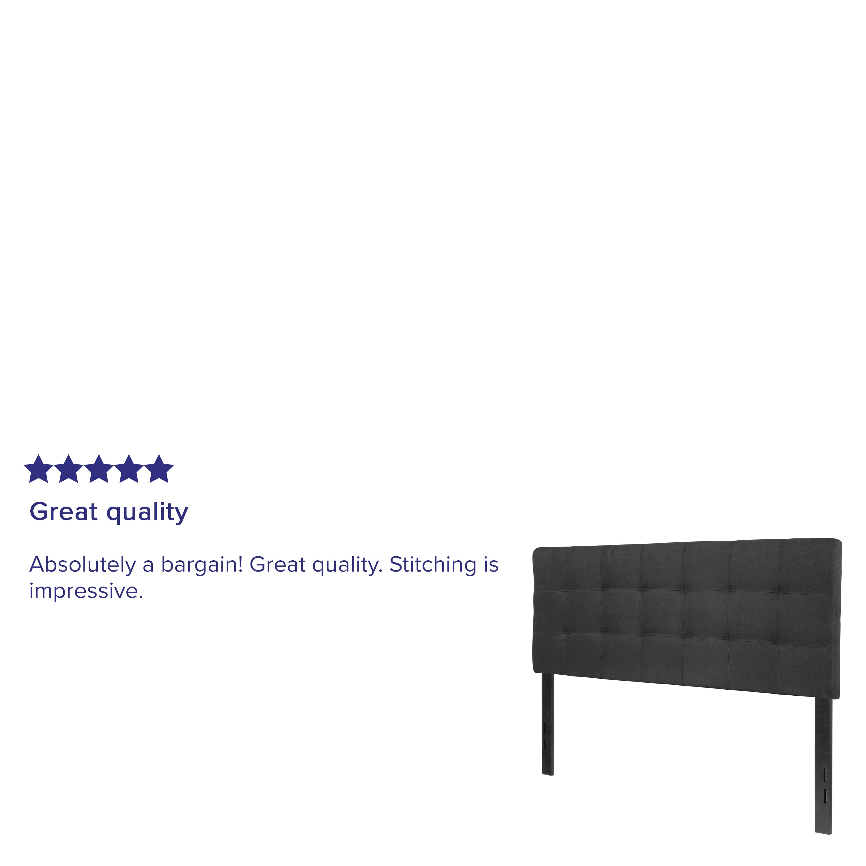 Bedford Quilted Tufted Upholstered Headboard