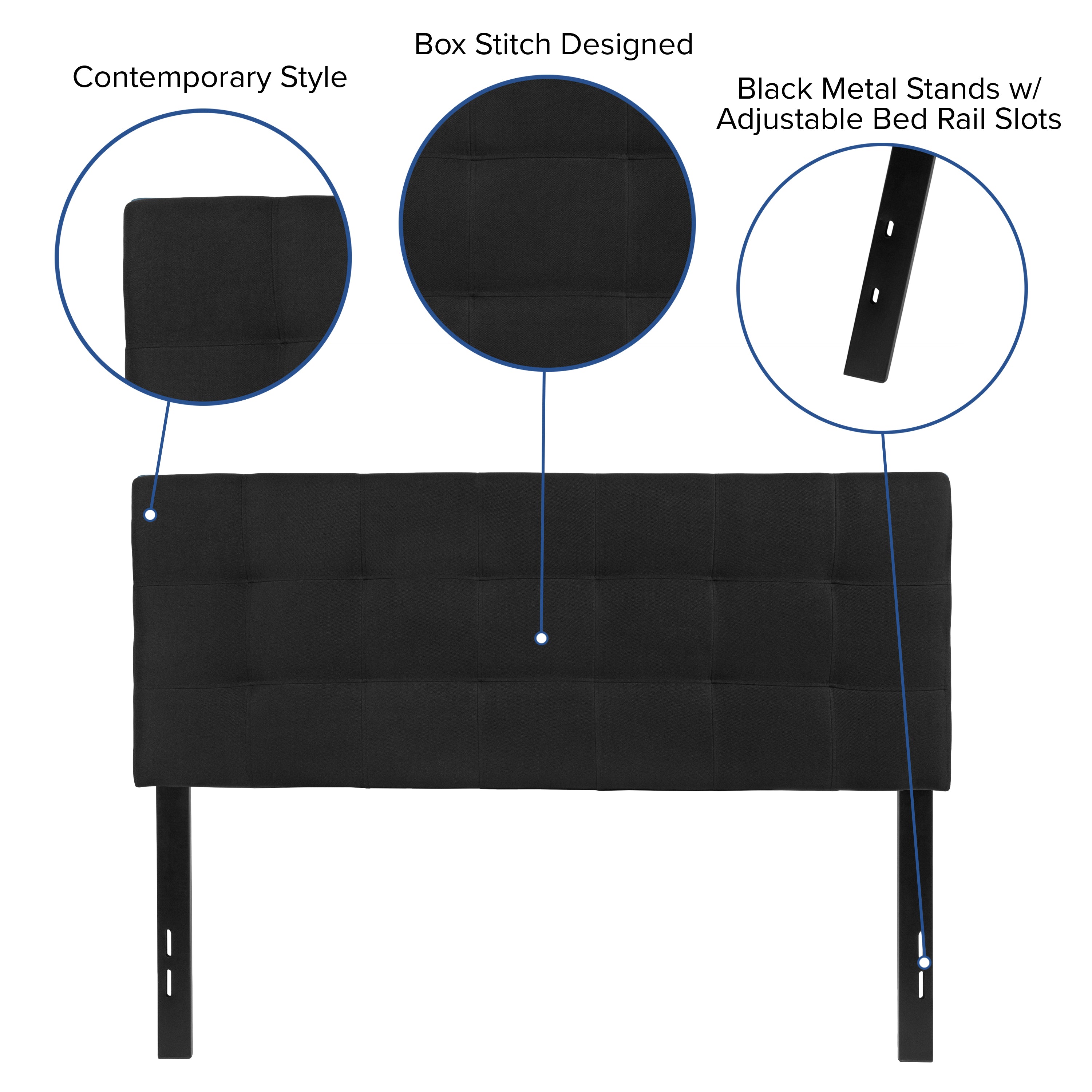 Bedford Quilted Tufted Upholstered Headboard