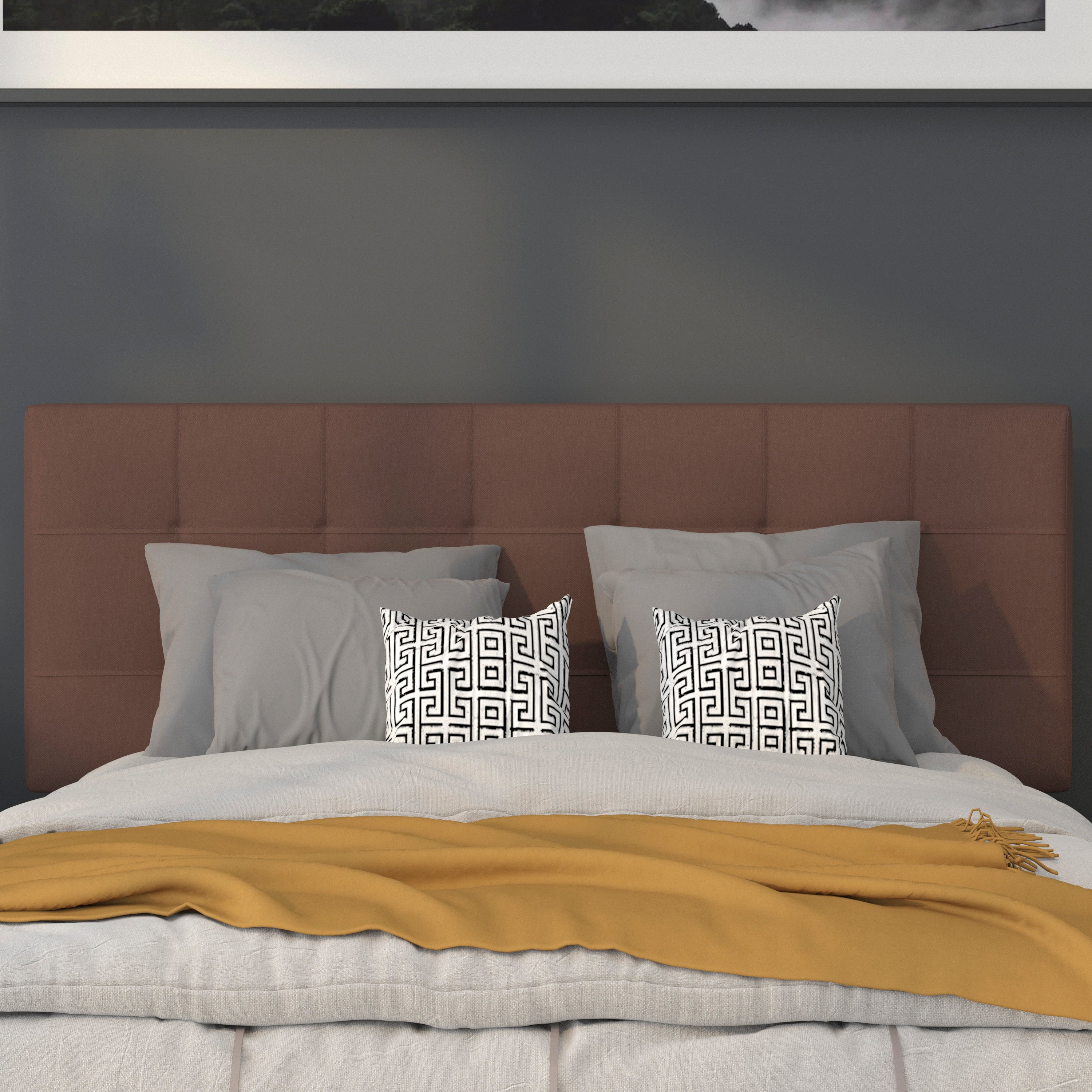 Bedford Quilted Tufted Upholstered Headboard