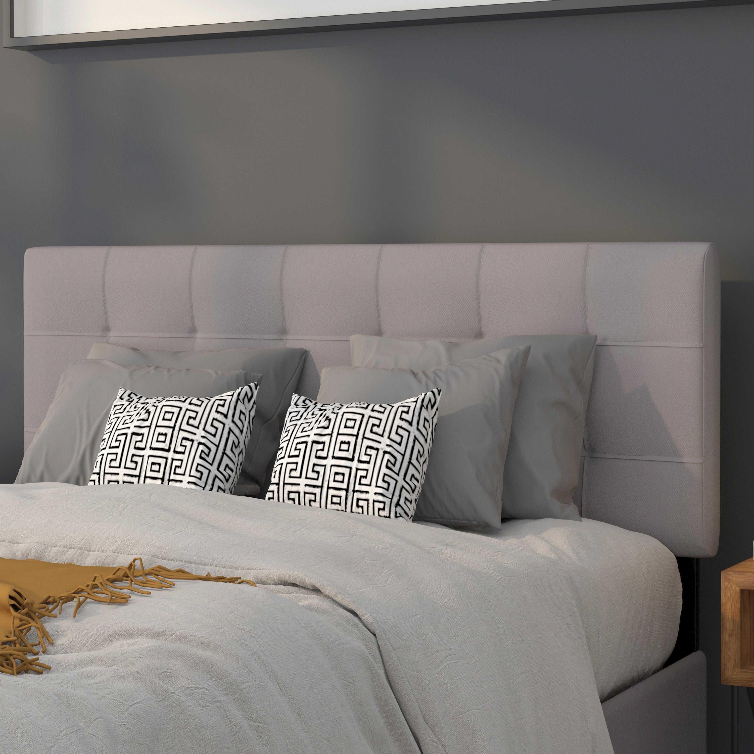 Bedford Quilted Tufted Upholstered Headboard