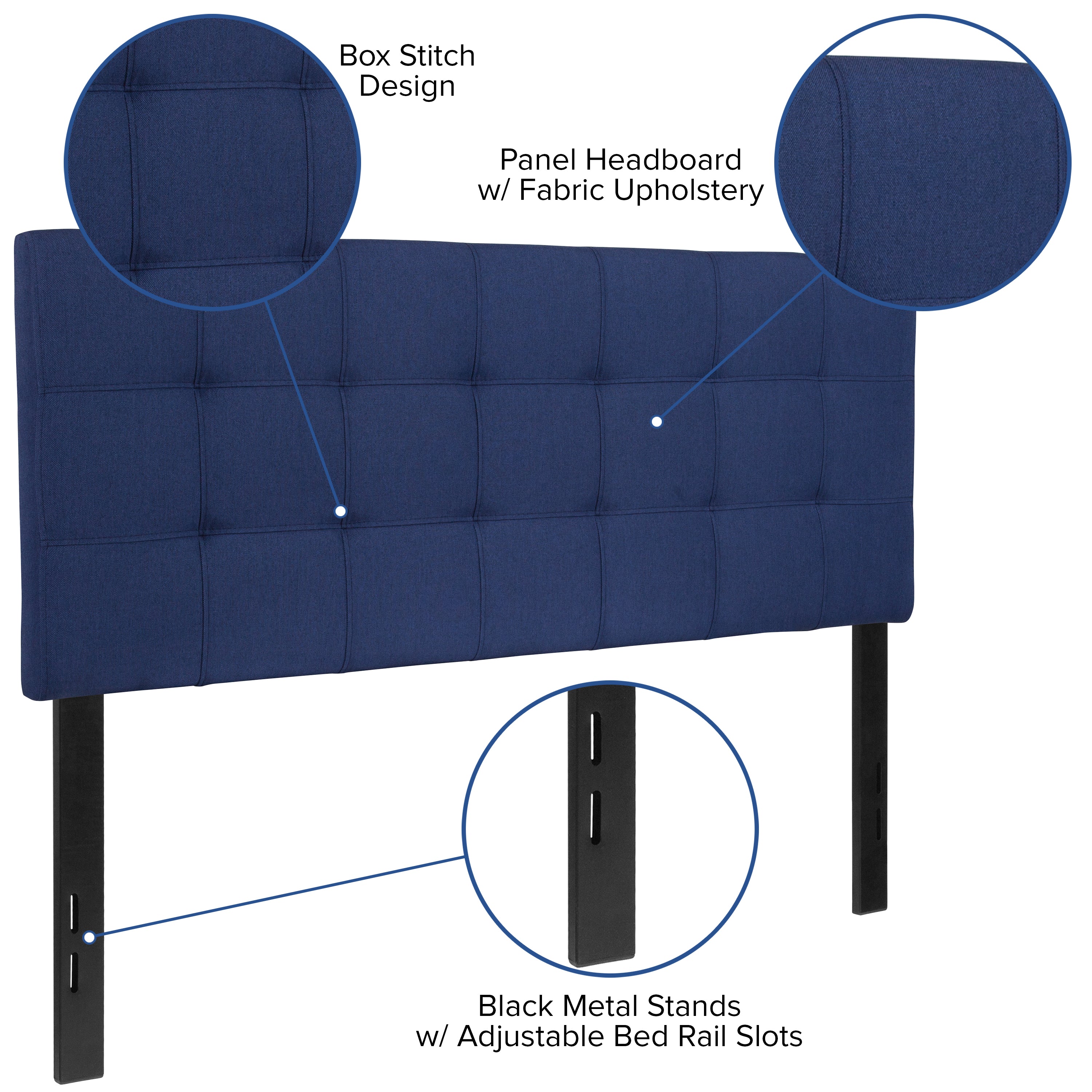 Bedford Quilted Tufted Upholstered Headboard