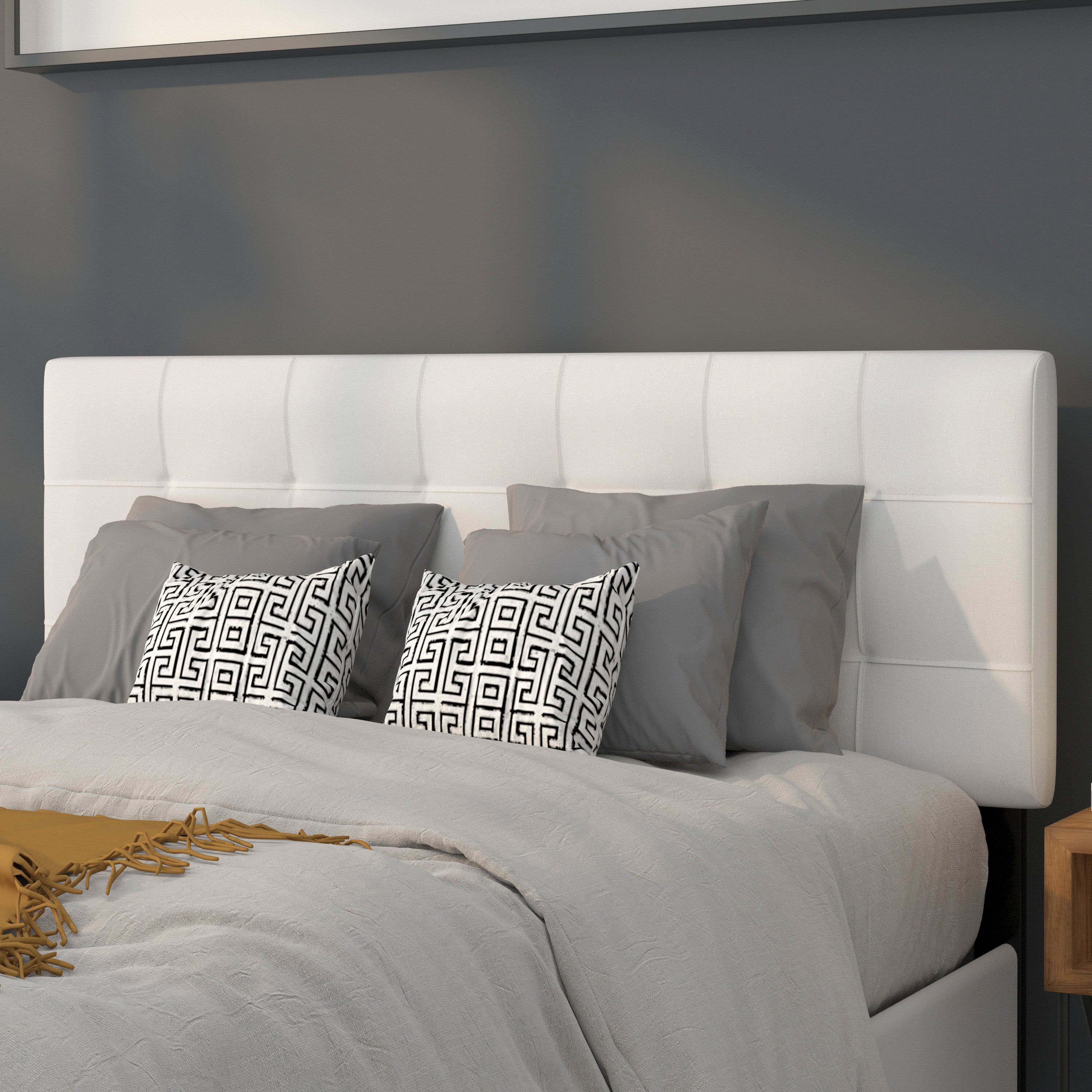 Bedford Quilted Tufted Upholstered Headboard
