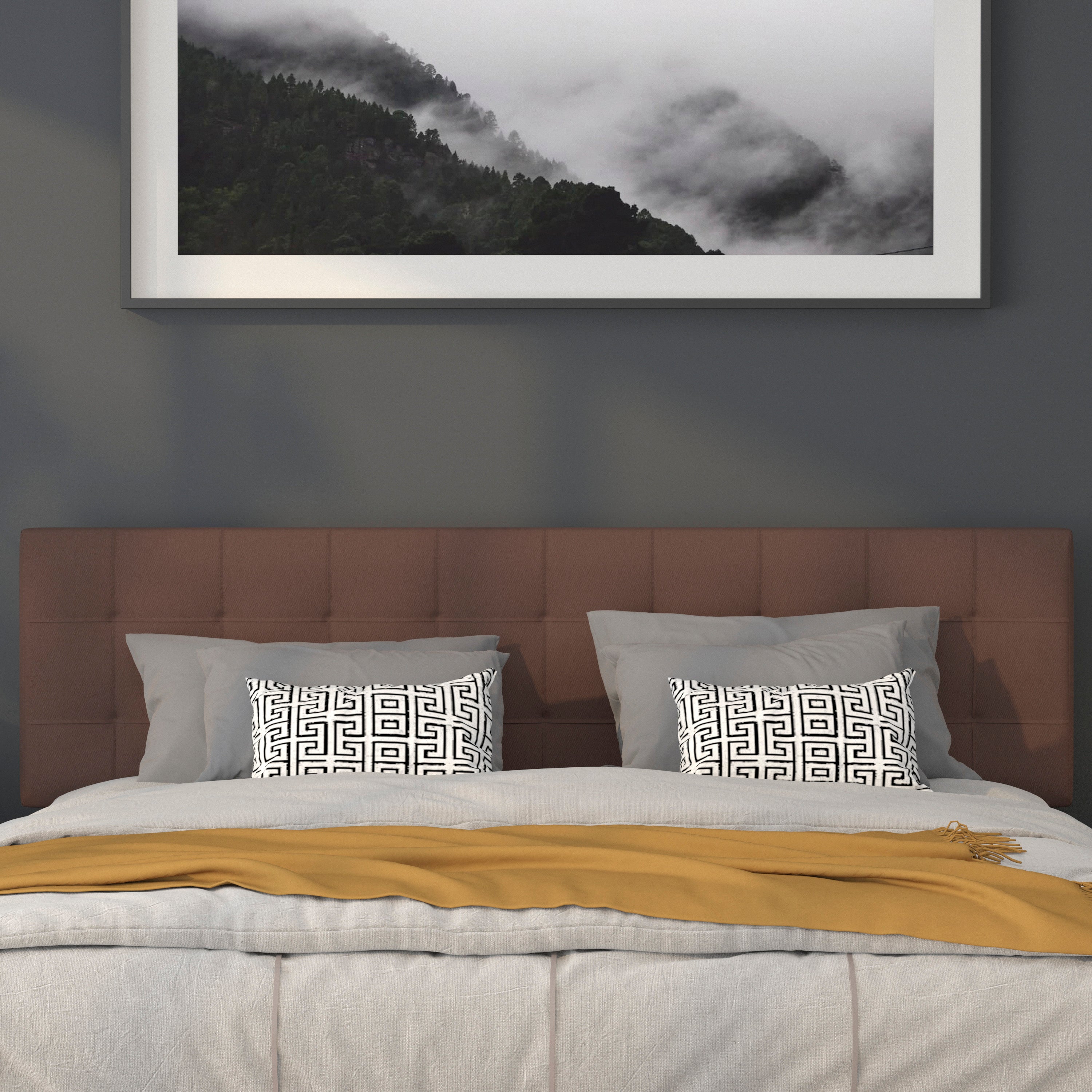 Bedford Quilted Tufted Upholstered Headboard