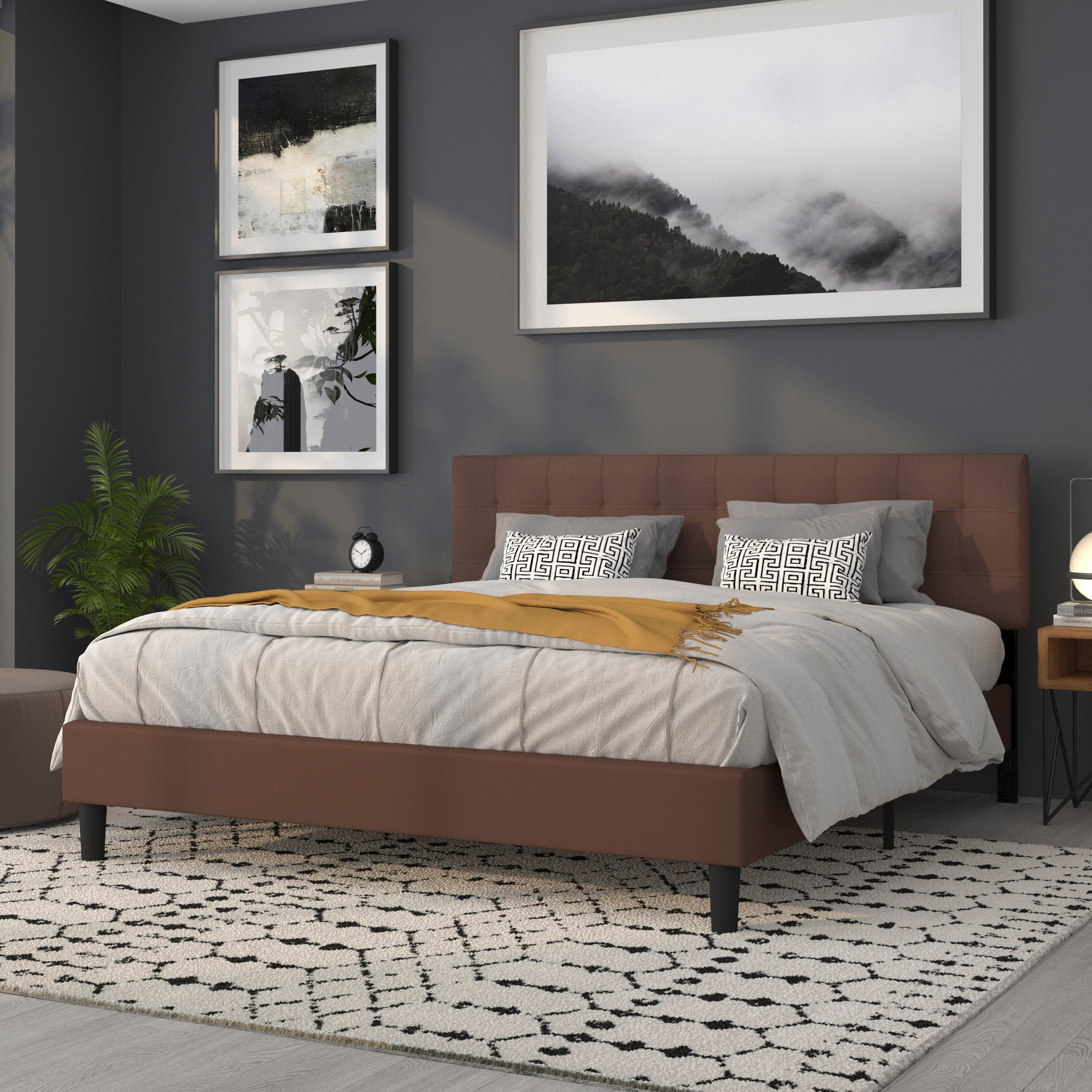 Bedford Quilted Tufted Upholstered Headboard