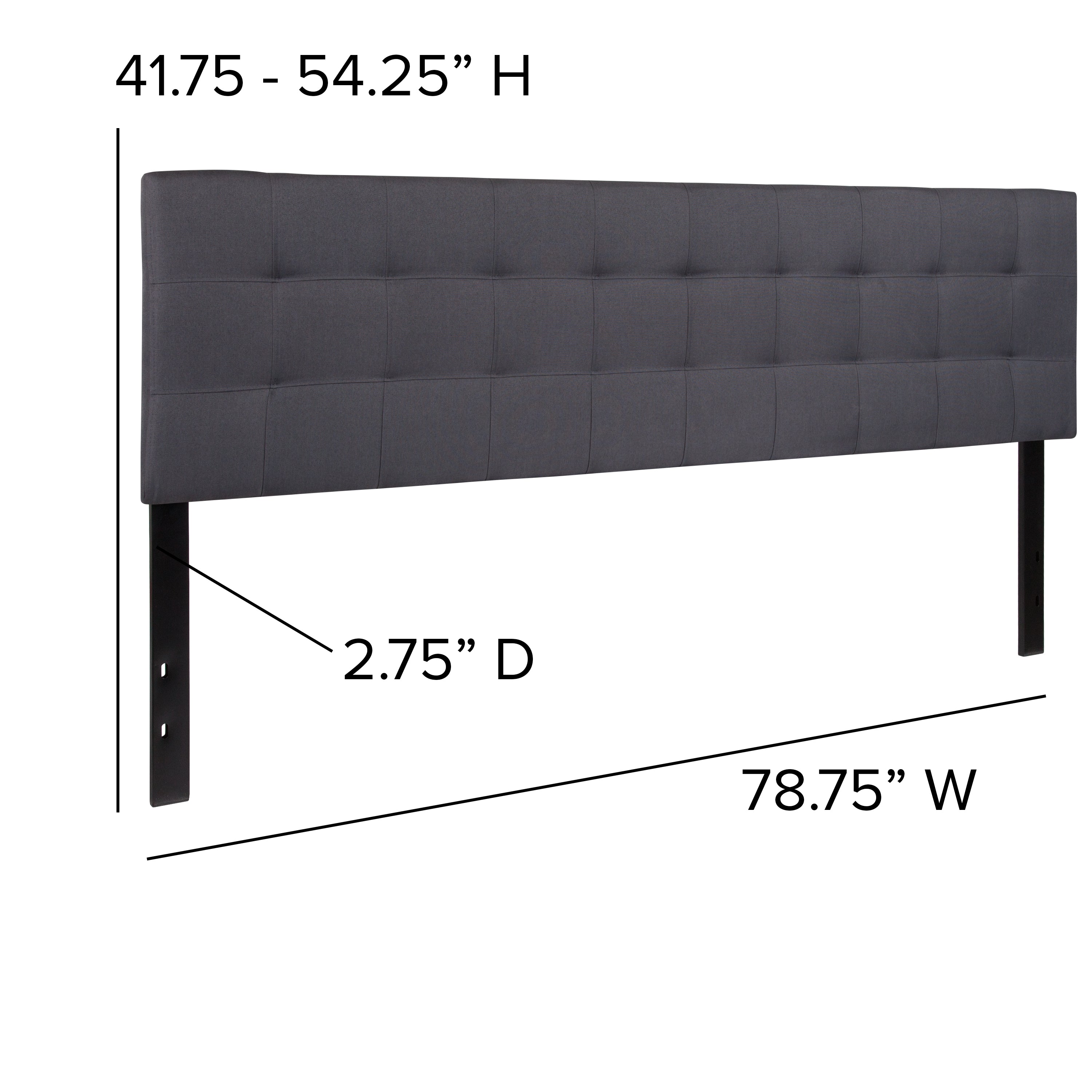Bedford Quilted Tufted Upholstered Headboard