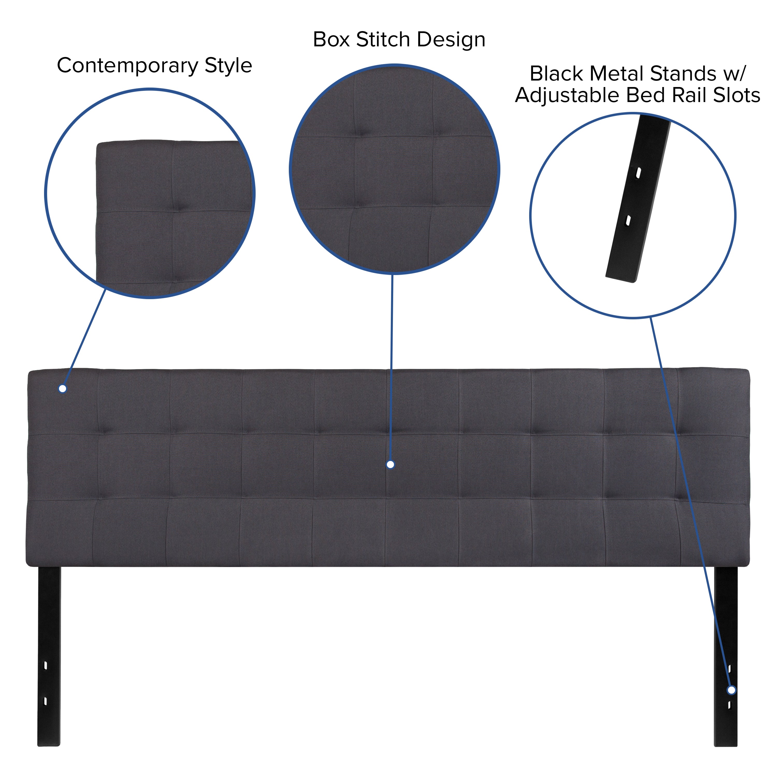 Bedford Quilted Tufted Upholstered Headboard