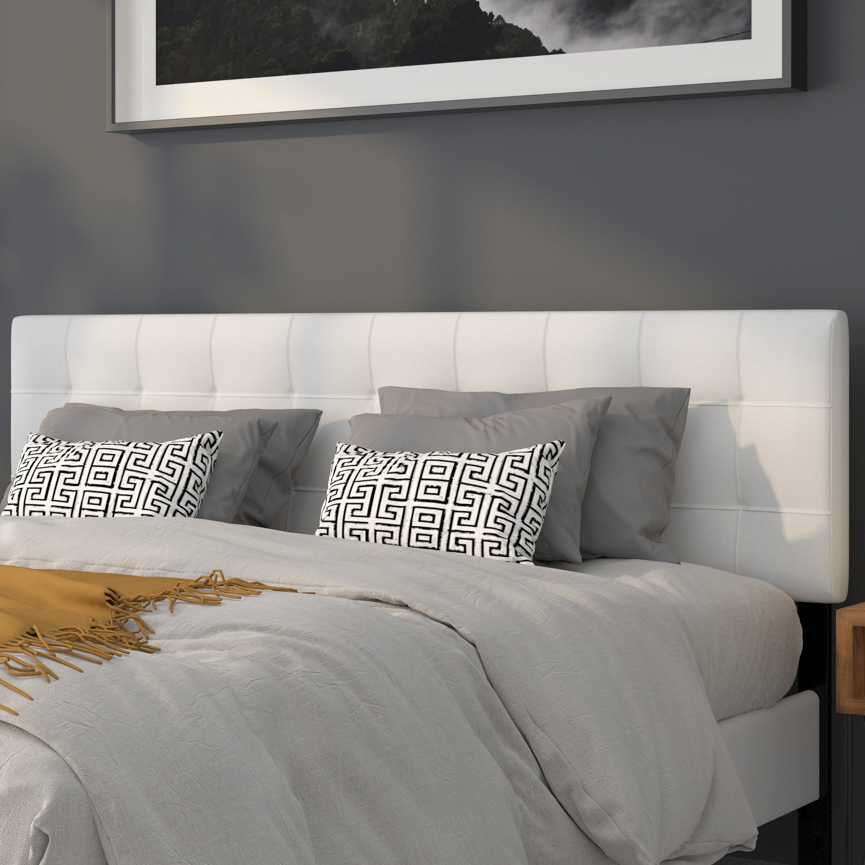 Bedford Quilted Tufted Upholstered Headboard