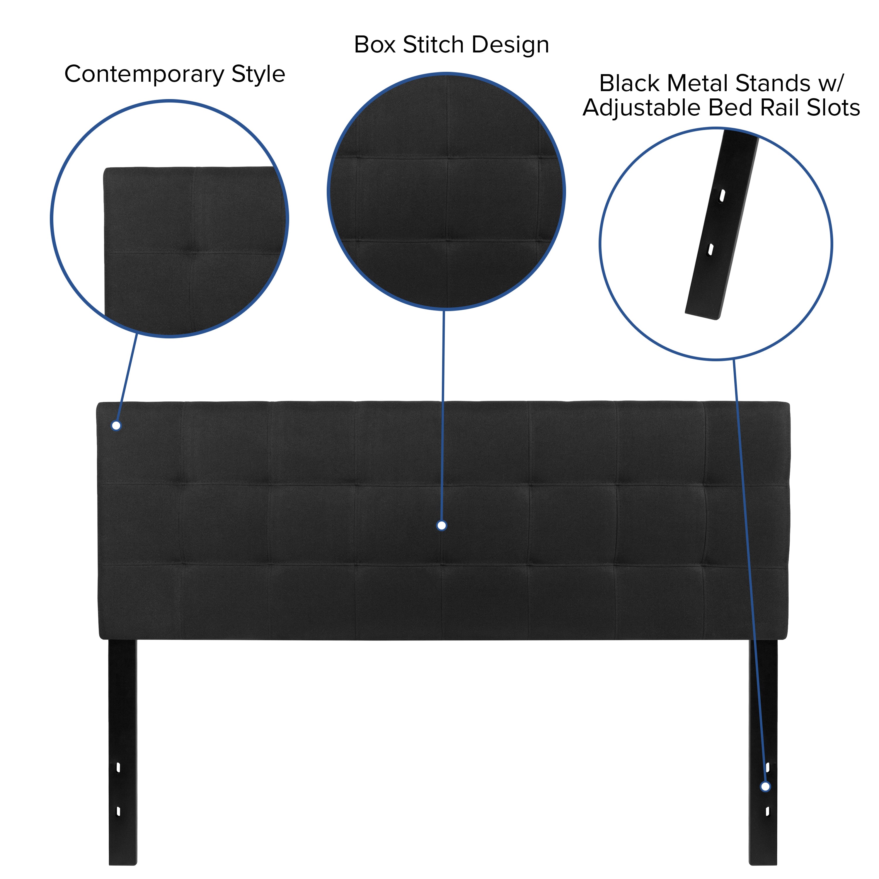 Bedford Quilted Tufted Upholstered Headboard