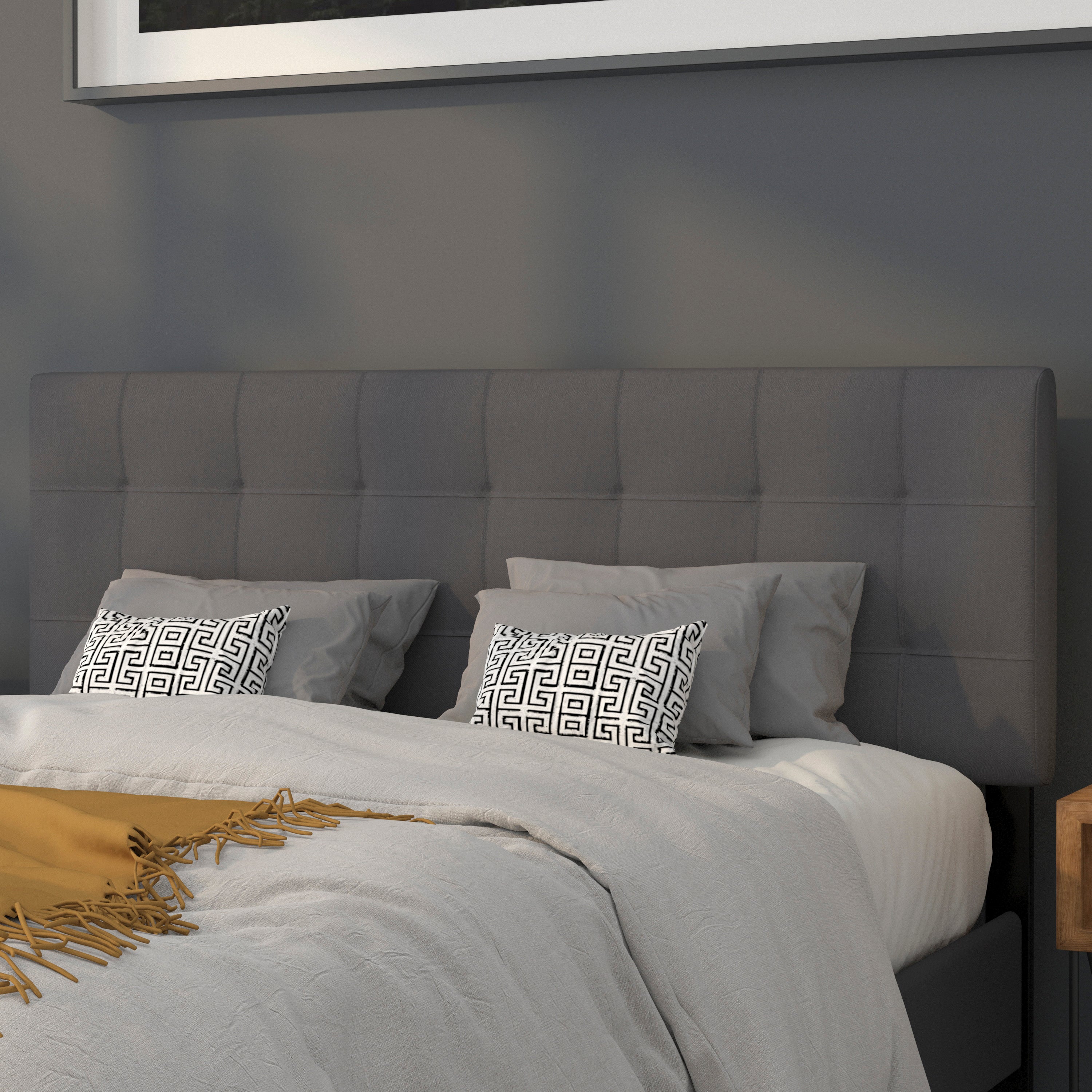 Bedford Quilted Tufted Upholstered Headboard