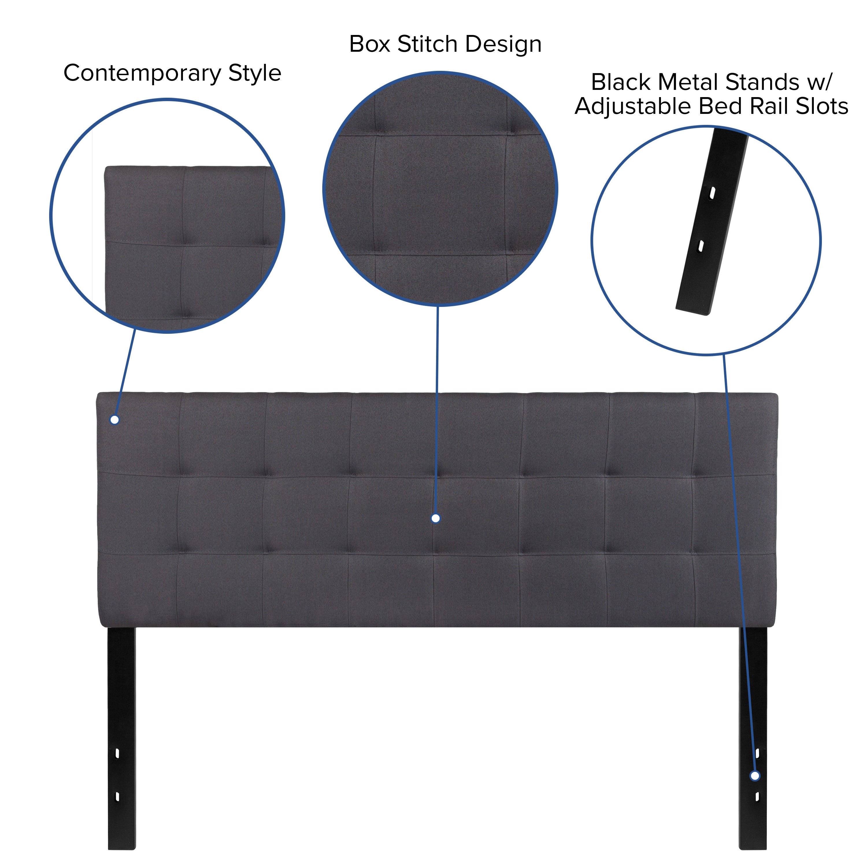 Bedford Quilted Tufted Upholstered Headboard