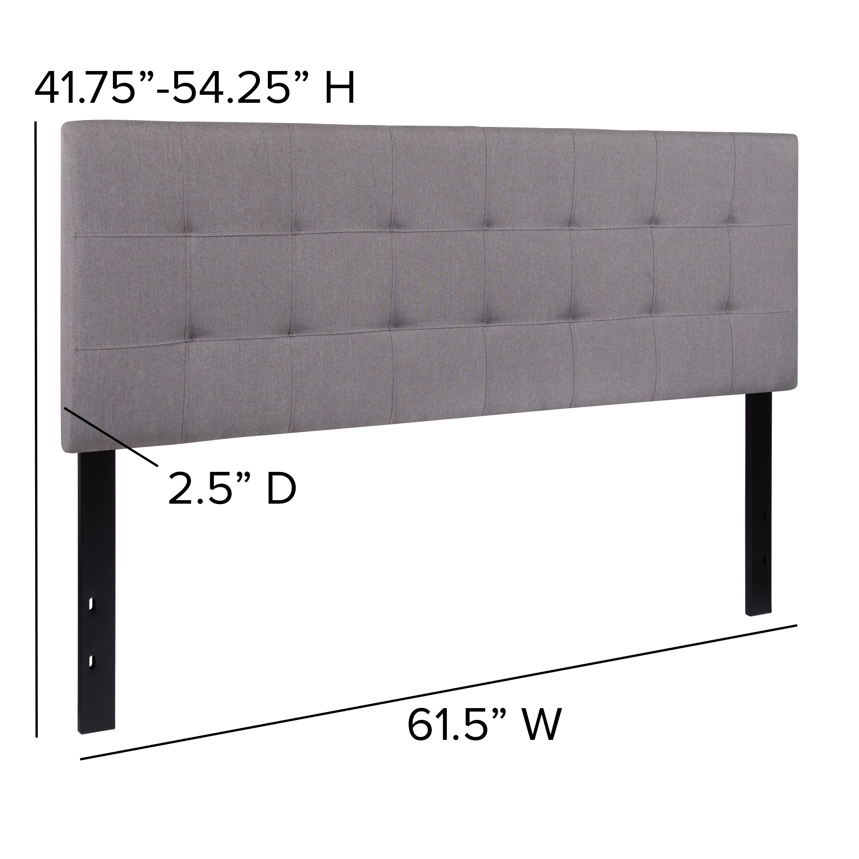 Bedford Quilted Tufted Upholstered Headboard