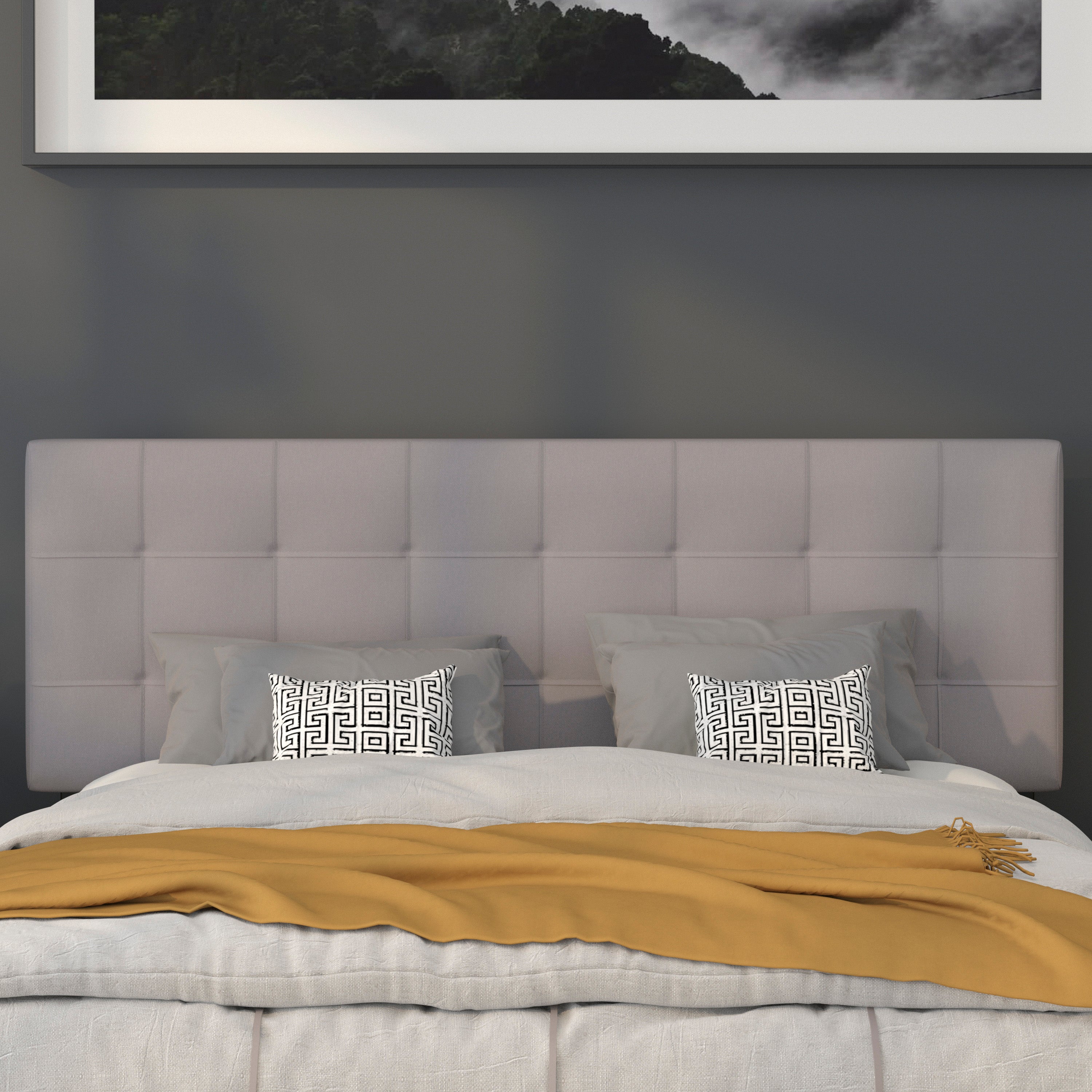 Bedford Quilted Tufted Upholstered Headboard