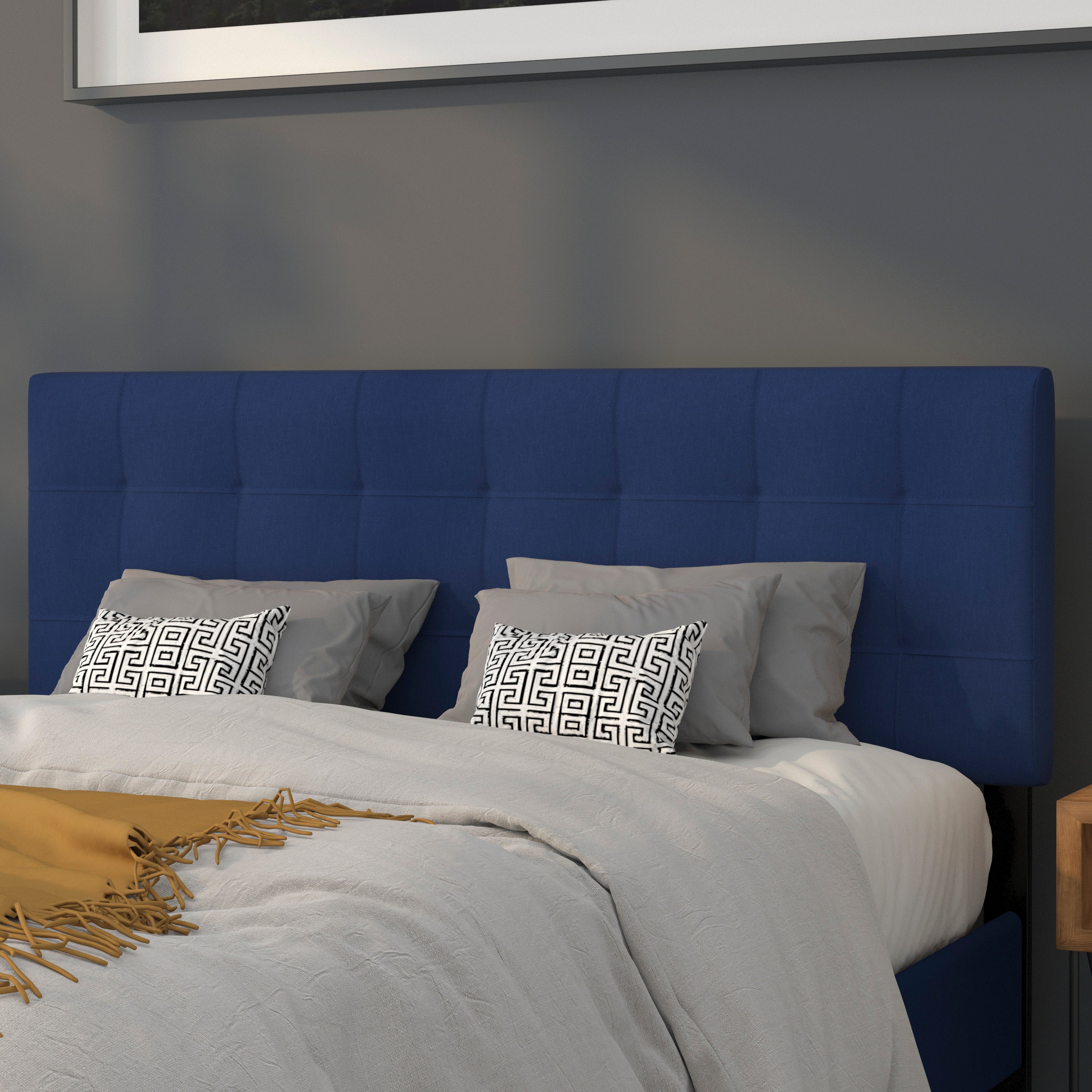 Bedford Quilted Tufted Upholstered Headboard