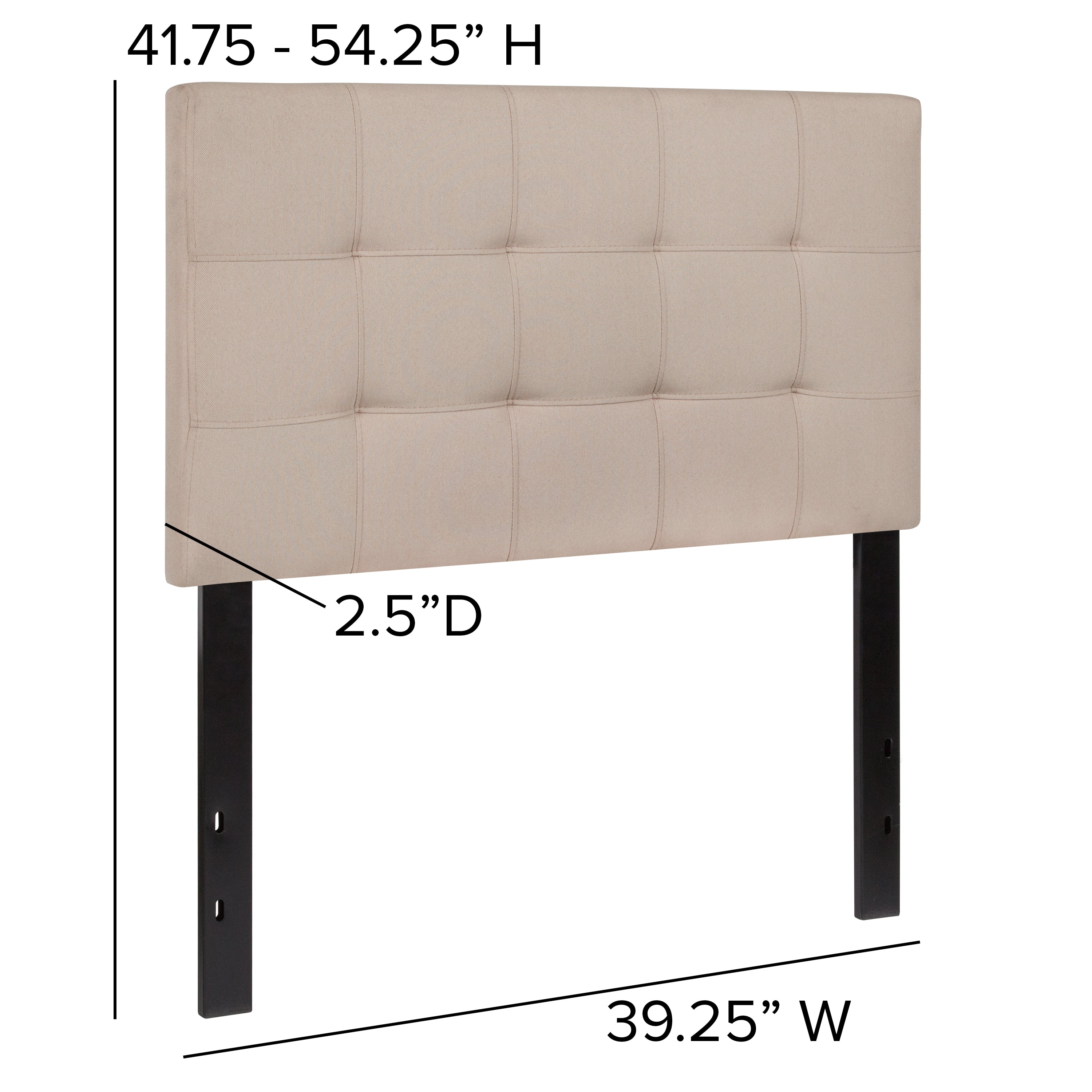 Bedford Quilted Tufted Upholstered Headboard