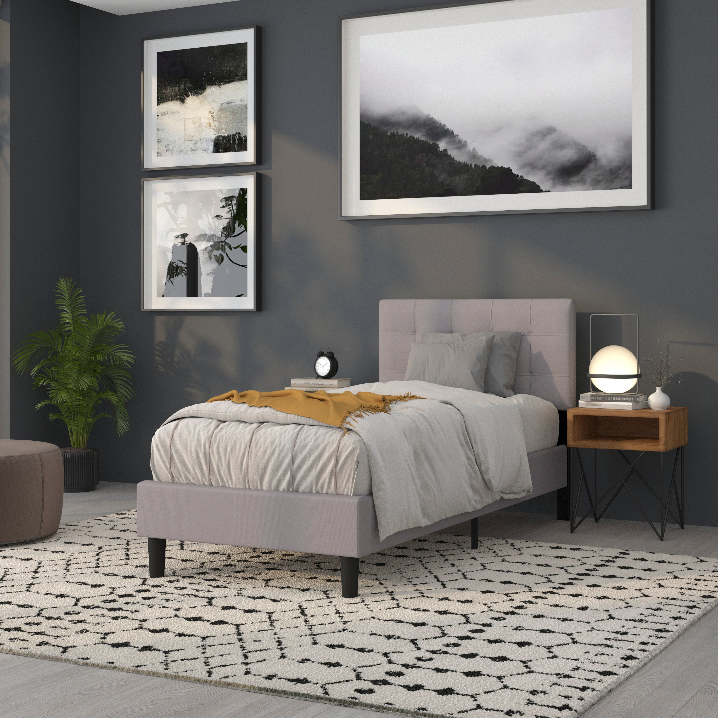 Bedford Quilted Tufted Upholstered Headboard