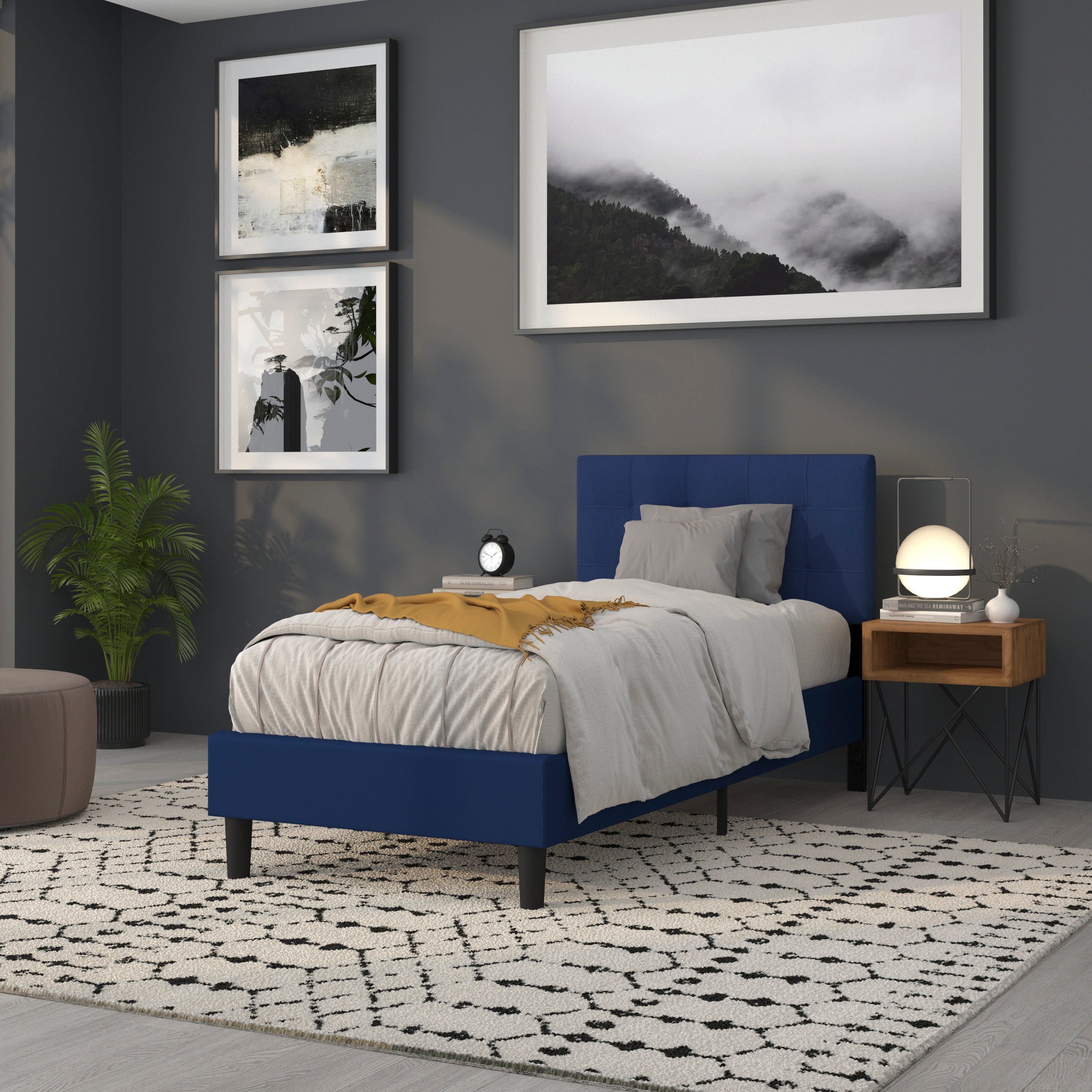Bedford Quilted Tufted Upholstered Headboard