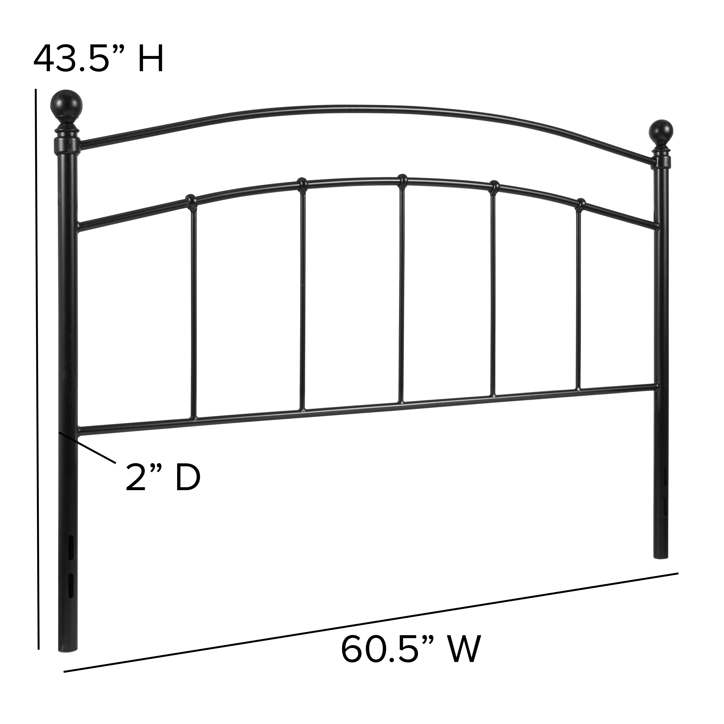 Woodstock Decorative Metal Headboard