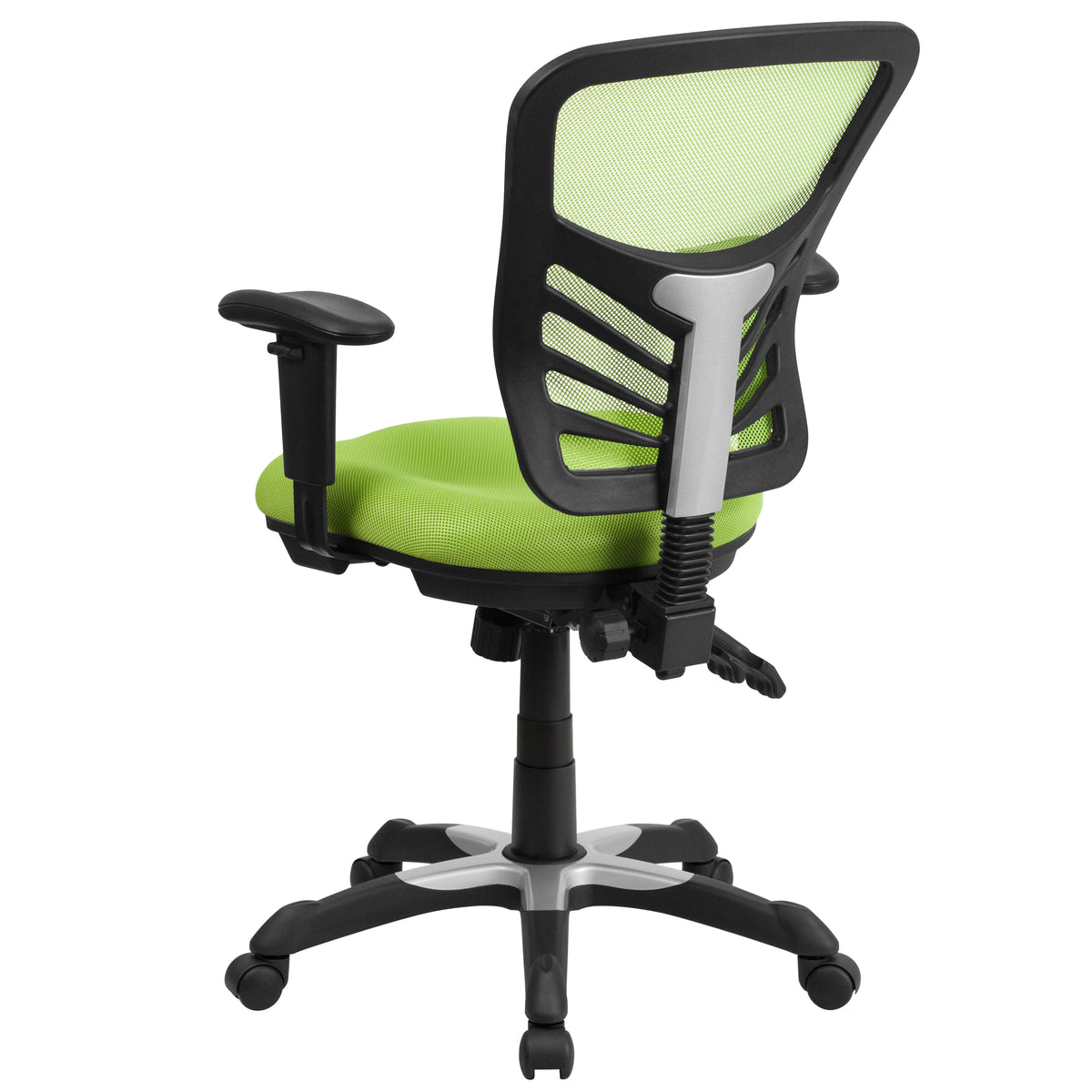 Mid-Back Mesh Multifunction Executive Swivel Ergonomic Office Chair with Adjustable Arms