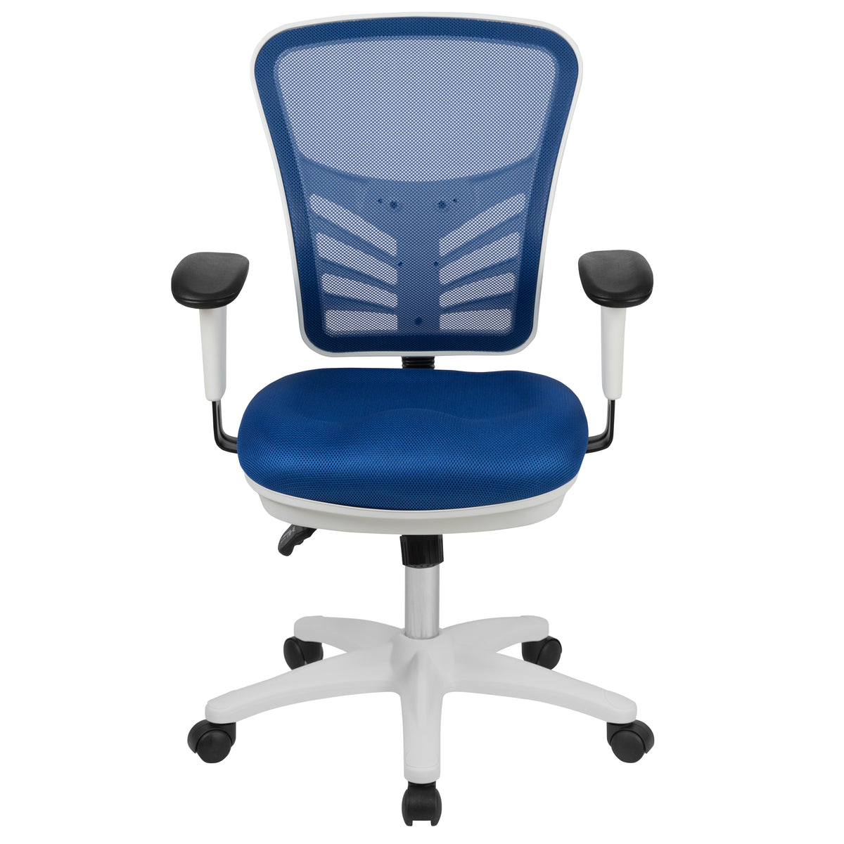 Mid-Back Mesh Multifunction Executive Swivel Ergonomic Office Chair with Adjustable Arms