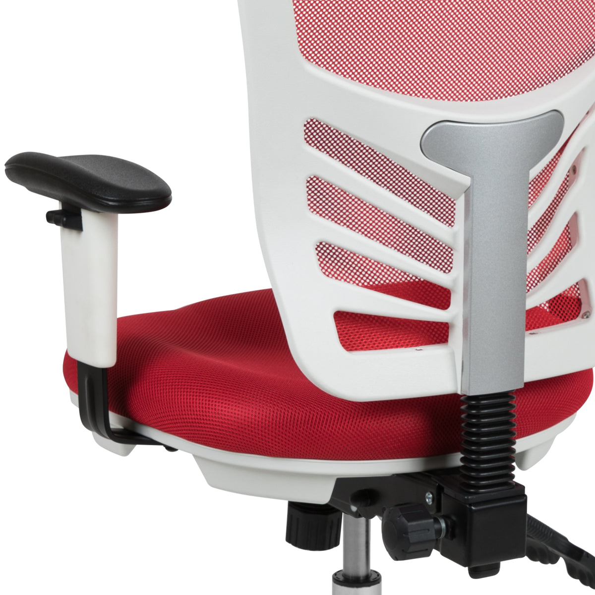Mid-Back Mesh Multifunction Executive Swivel Ergonomic Office Chair with Adjustable Arms