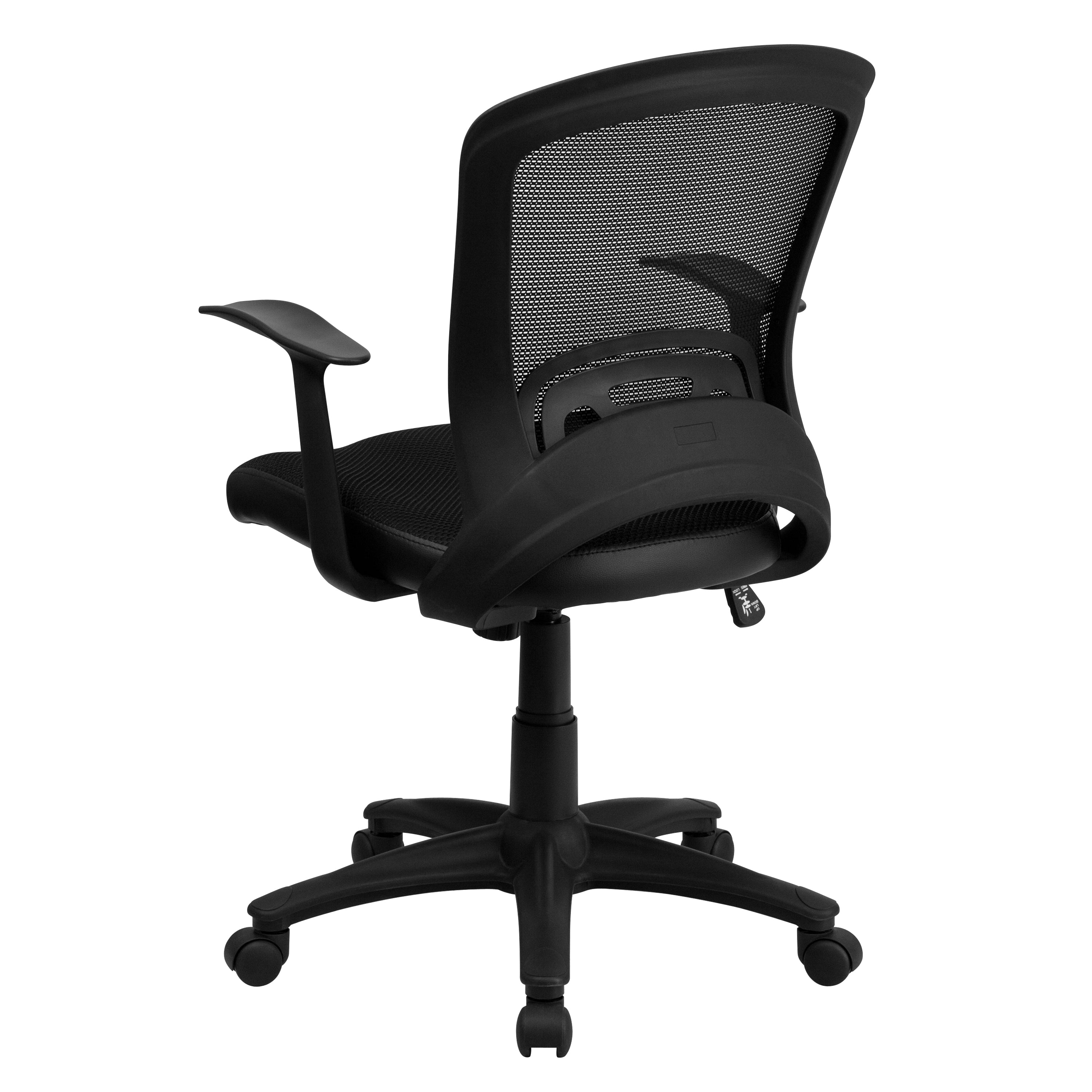 Mid-Back Designer Mesh Swivel Task Office Chair with Arms