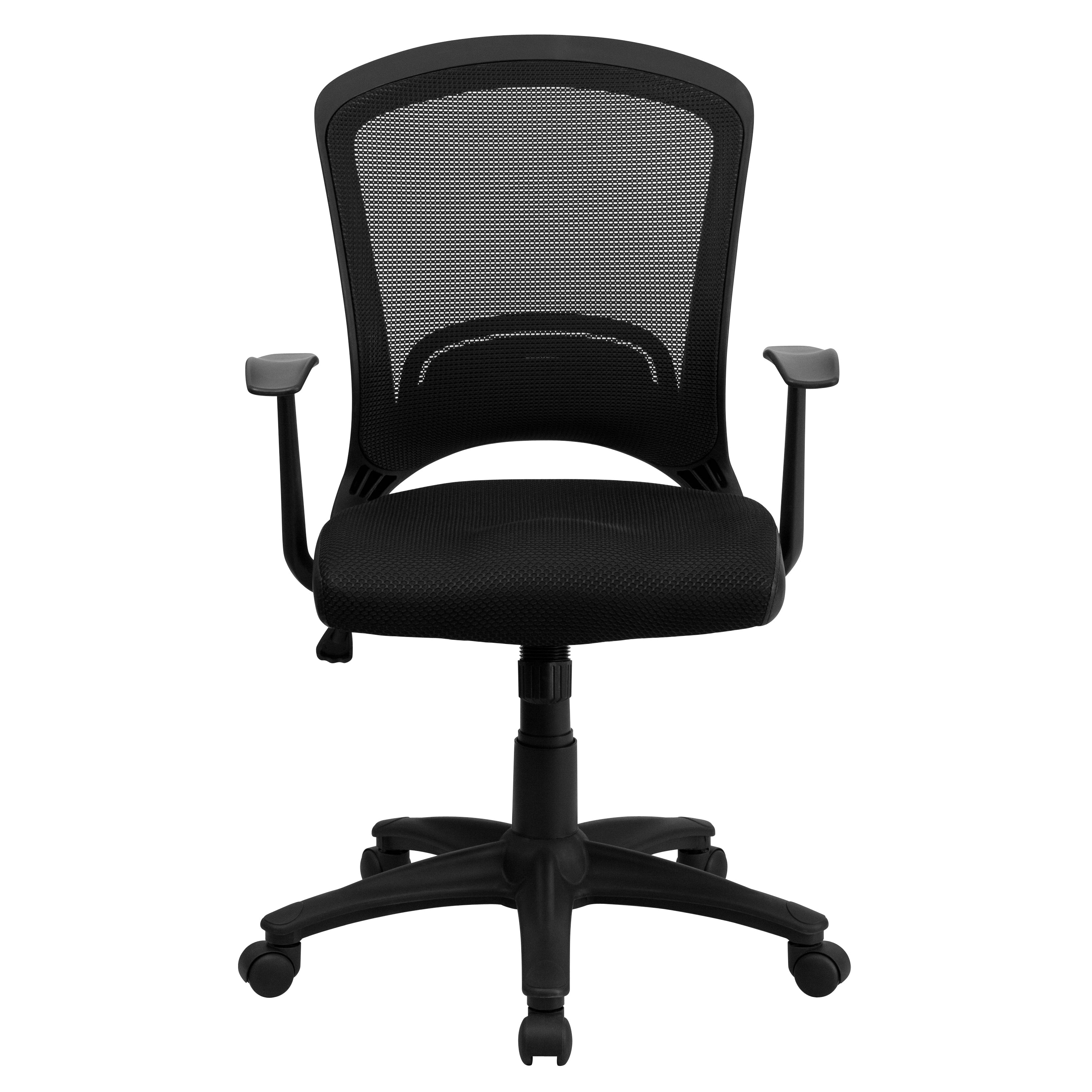 Mid-Back Designer Mesh Swivel Task Office Chair with Arms
