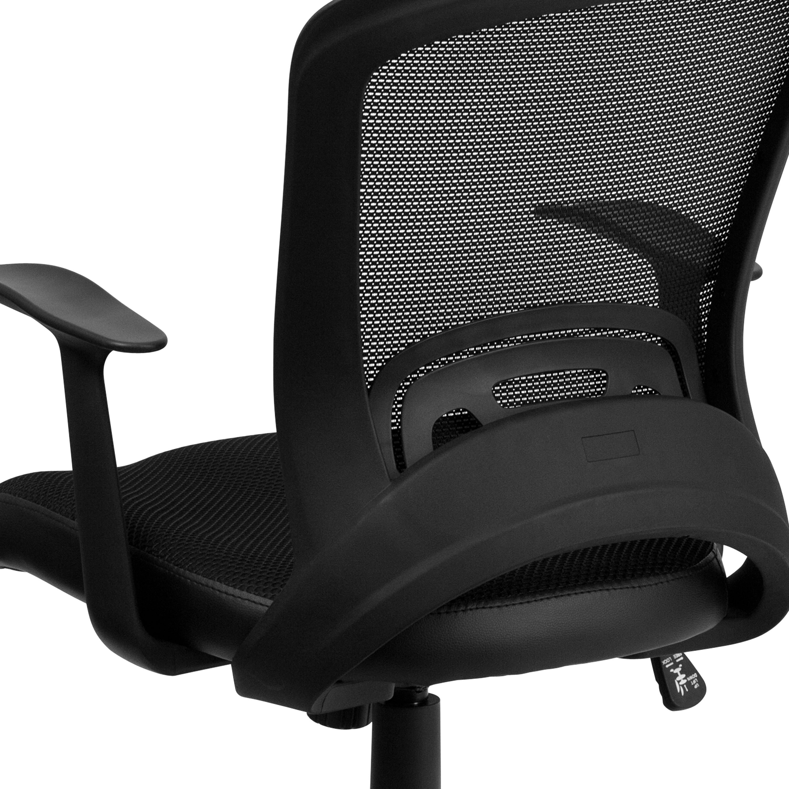 Mid-Back Designer Mesh Swivel Task Office Chair with Arms