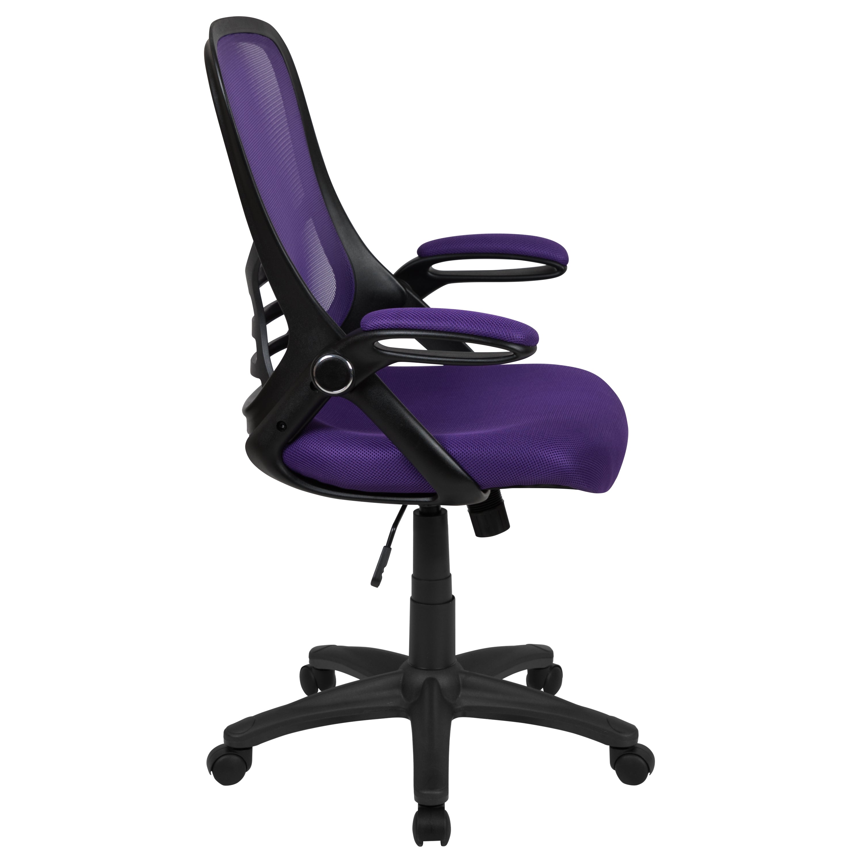 High Back Mesh Ergonomic Swivel Office Chair with Flip-up Arms
