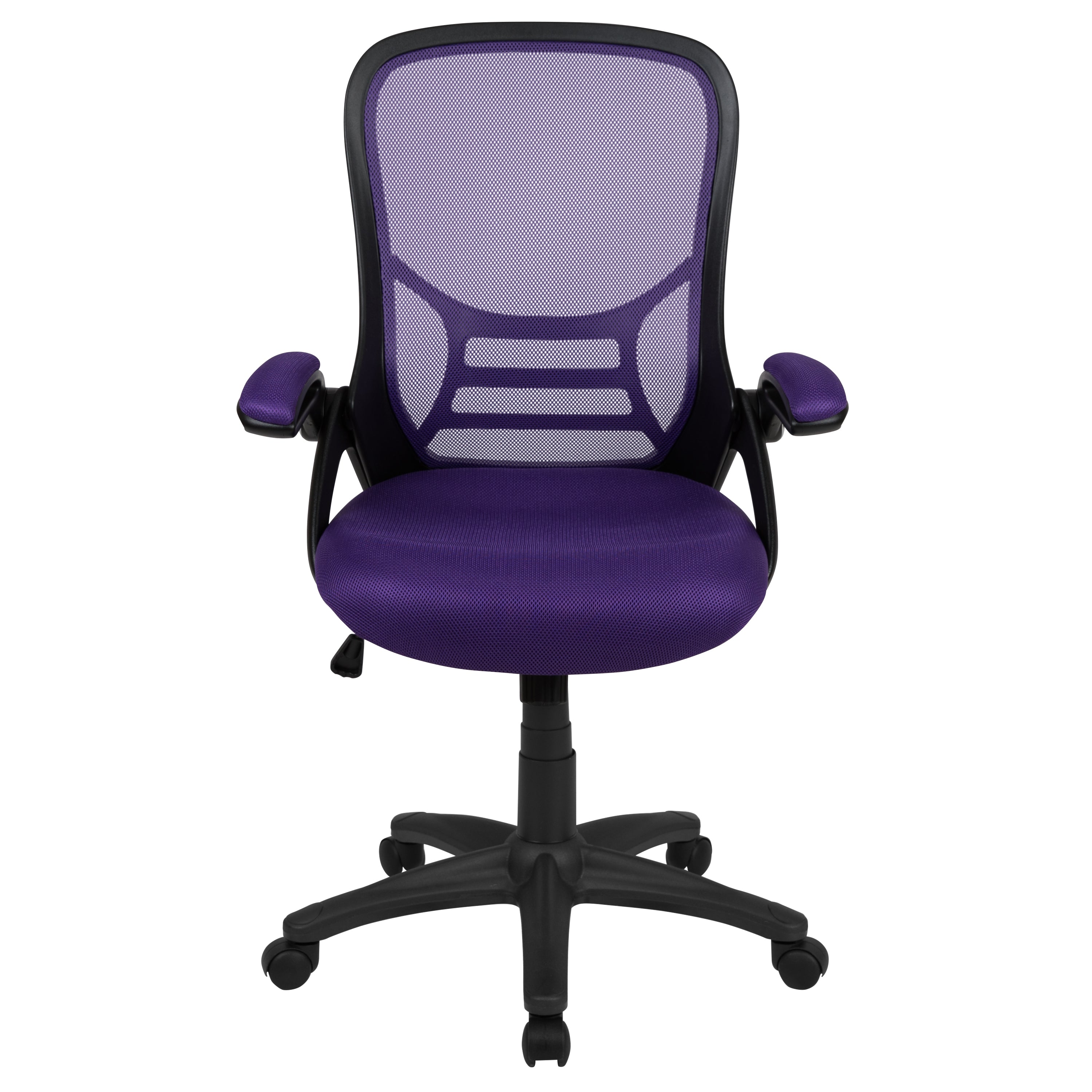 High Back Mesh Ergonomic Swivel Office Chair with Flip-up Arms
