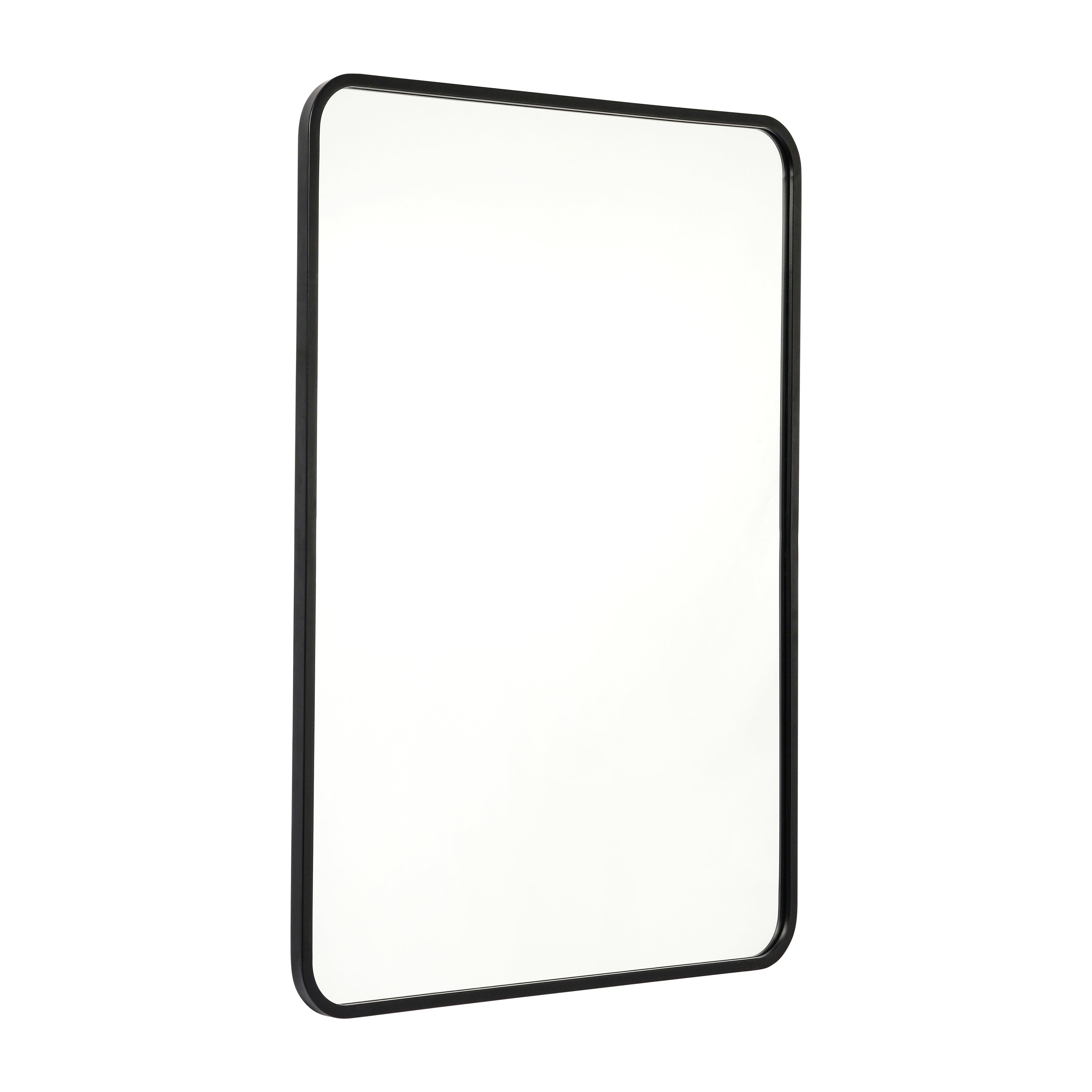 Jada Decorative Wall Mirror - Rounded Corners, Bathroom & Living Room Glass Mirror Hangs Horizontal Or Vertical