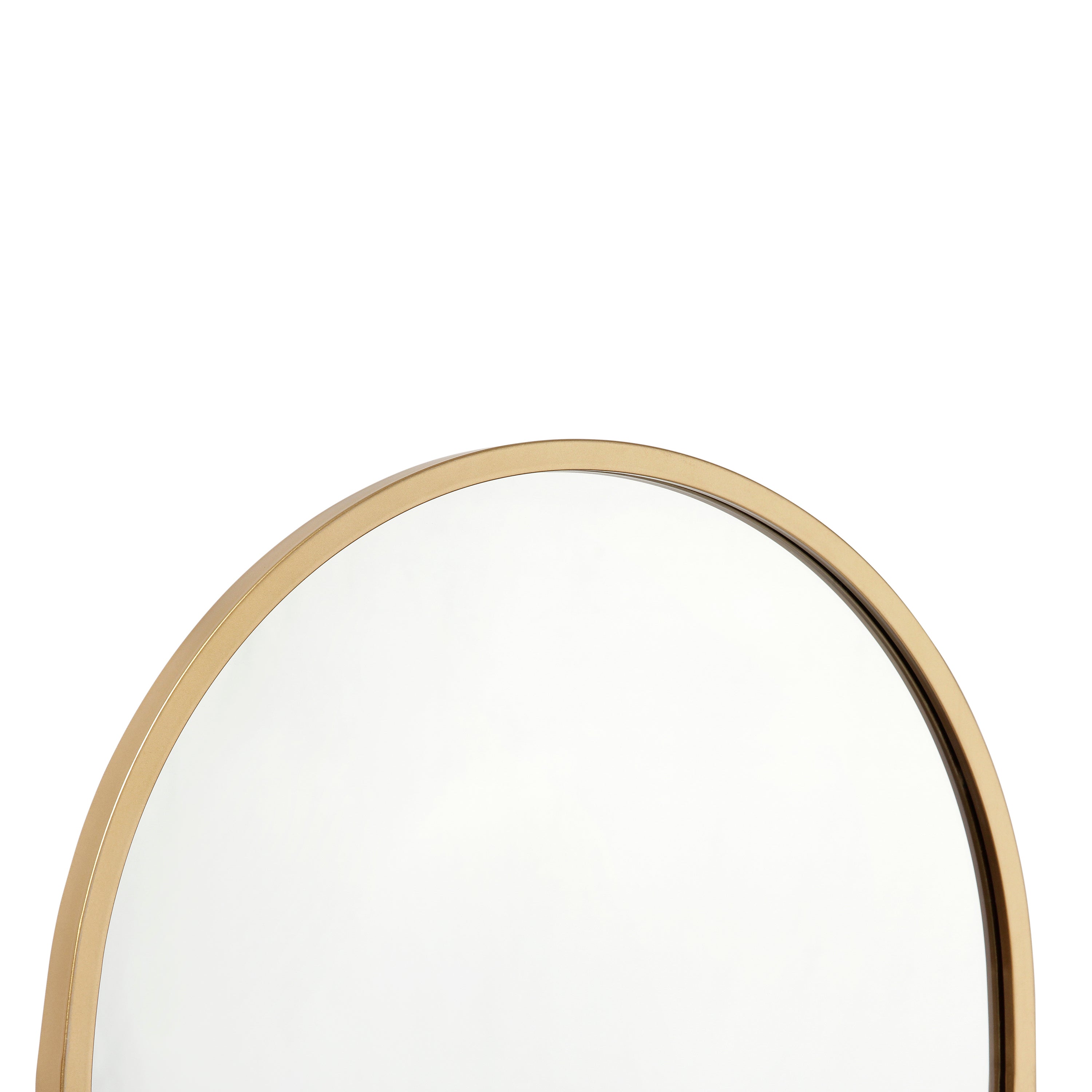 Mila Arched Metal Framed Wall Mirror for Hallways, Entryways, Dining and Living Rooms