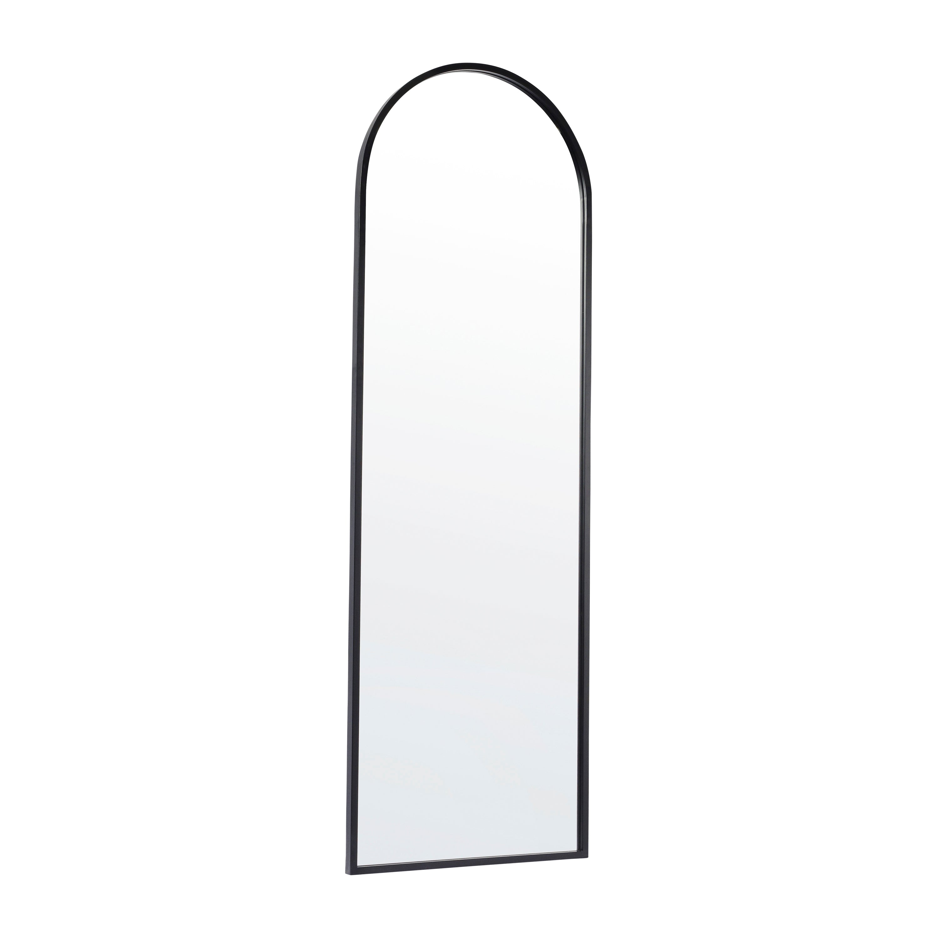 Mila Arched Metal Framed Wall Mirror for Hallways, Entryways, Dining and Living Rooms