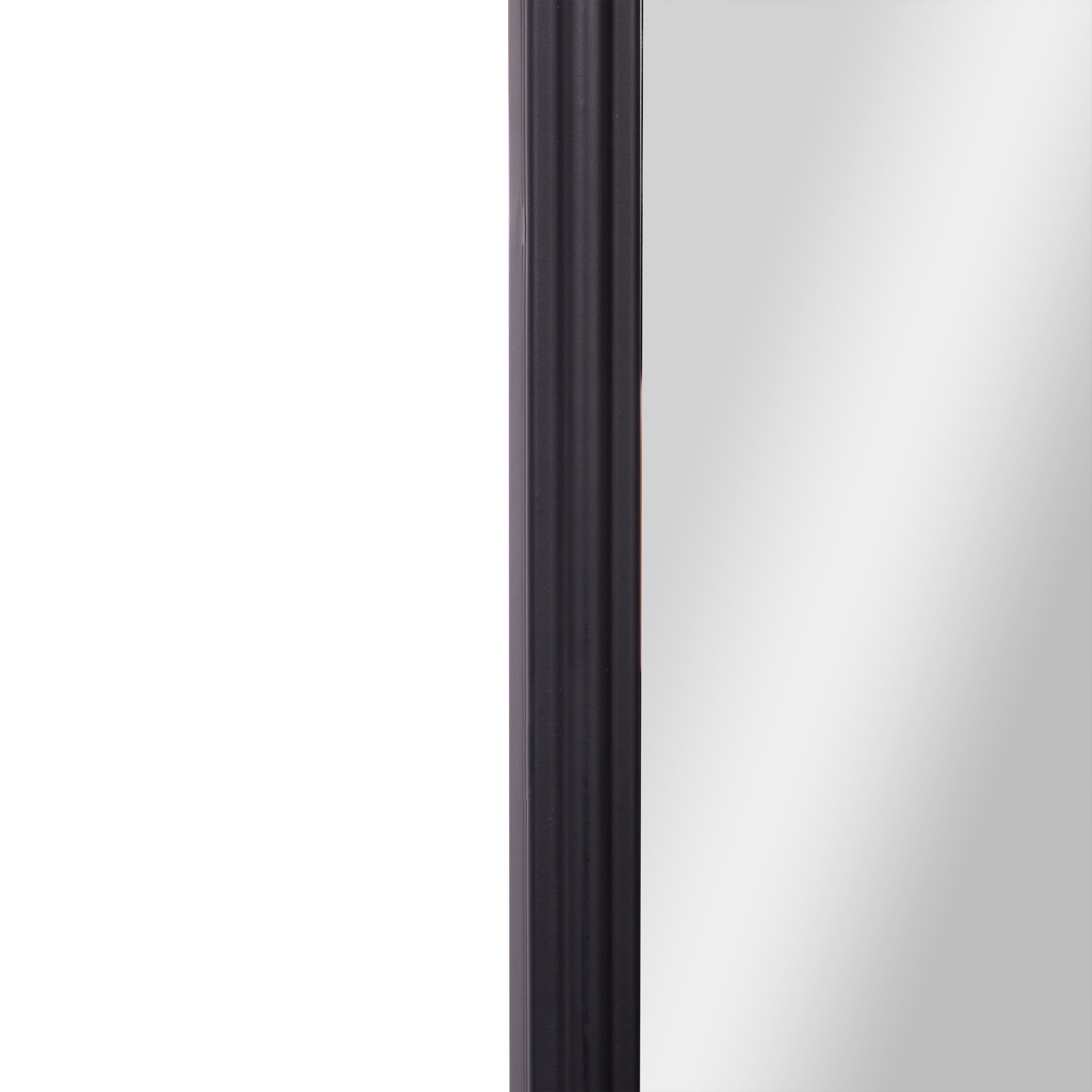 Esme Traditional Arched Wall Mirror with Baroque Detail - Large Accent Mirror for Bathroom, Entryway, Dining Room, & Living Room