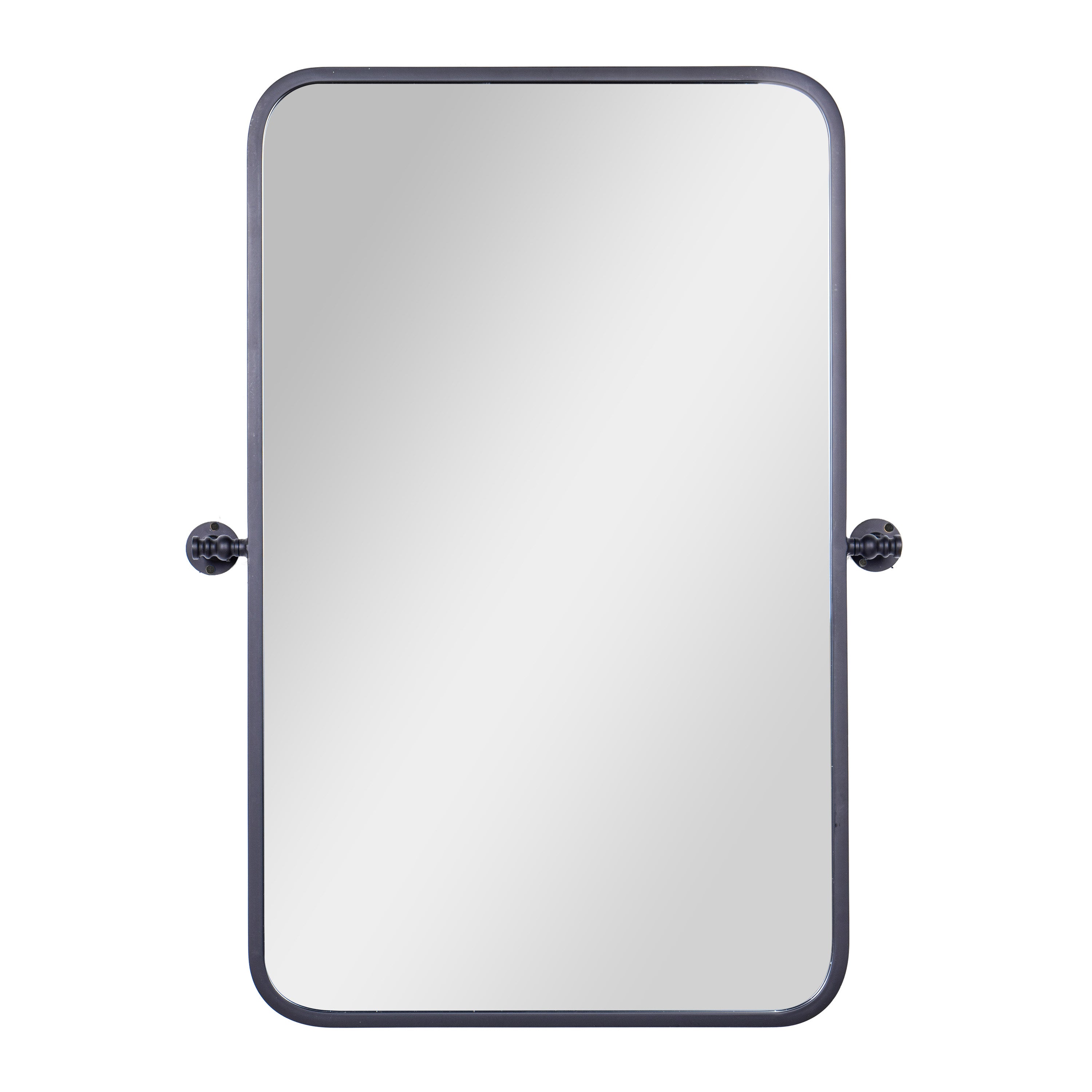 Finlay Metal Pivot Wall Mirror - Large Accent Vanity Mirror for Bathroom