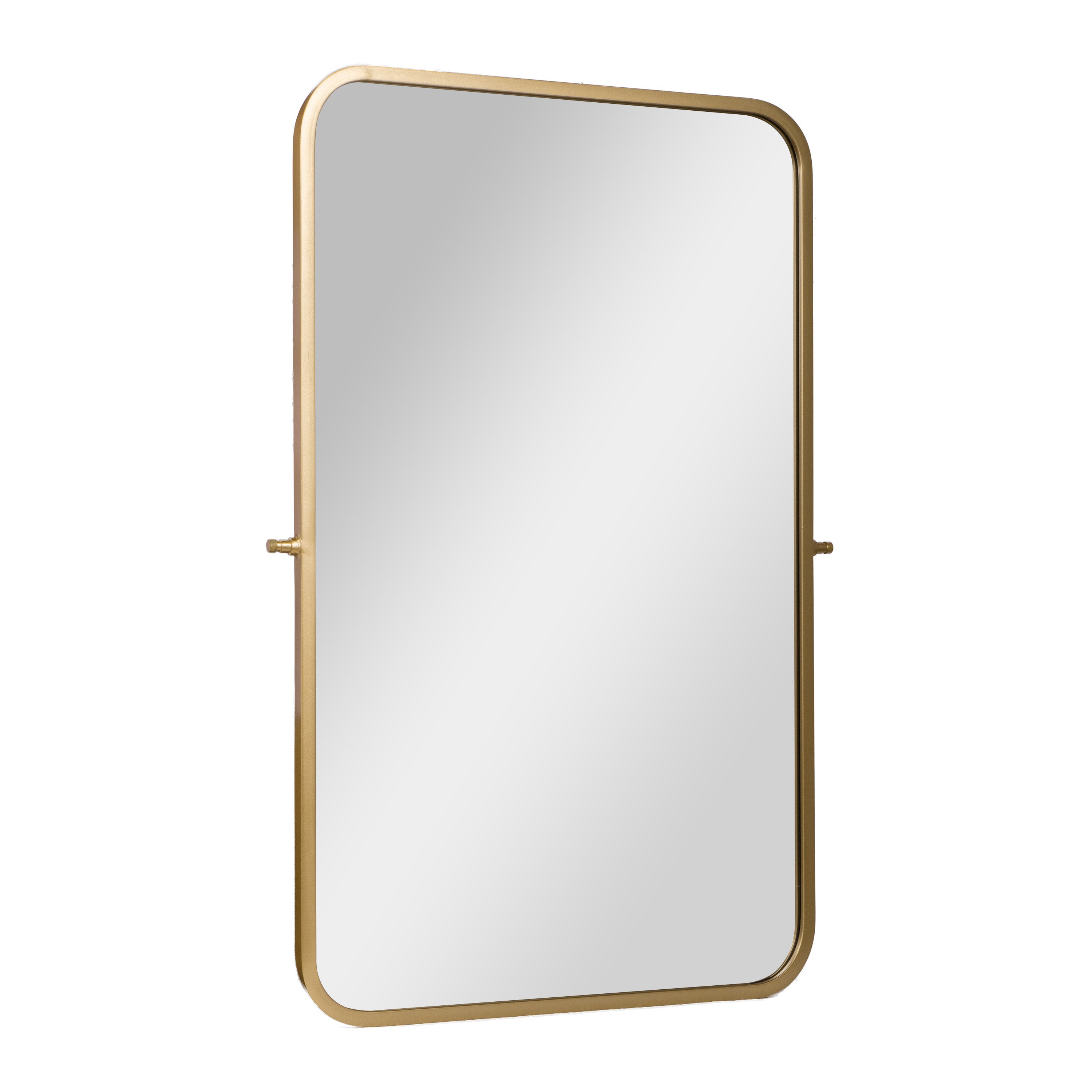 Finlay Metal Pivot Wall Mirror - Large Accent Vanity Mirror for Bathroom