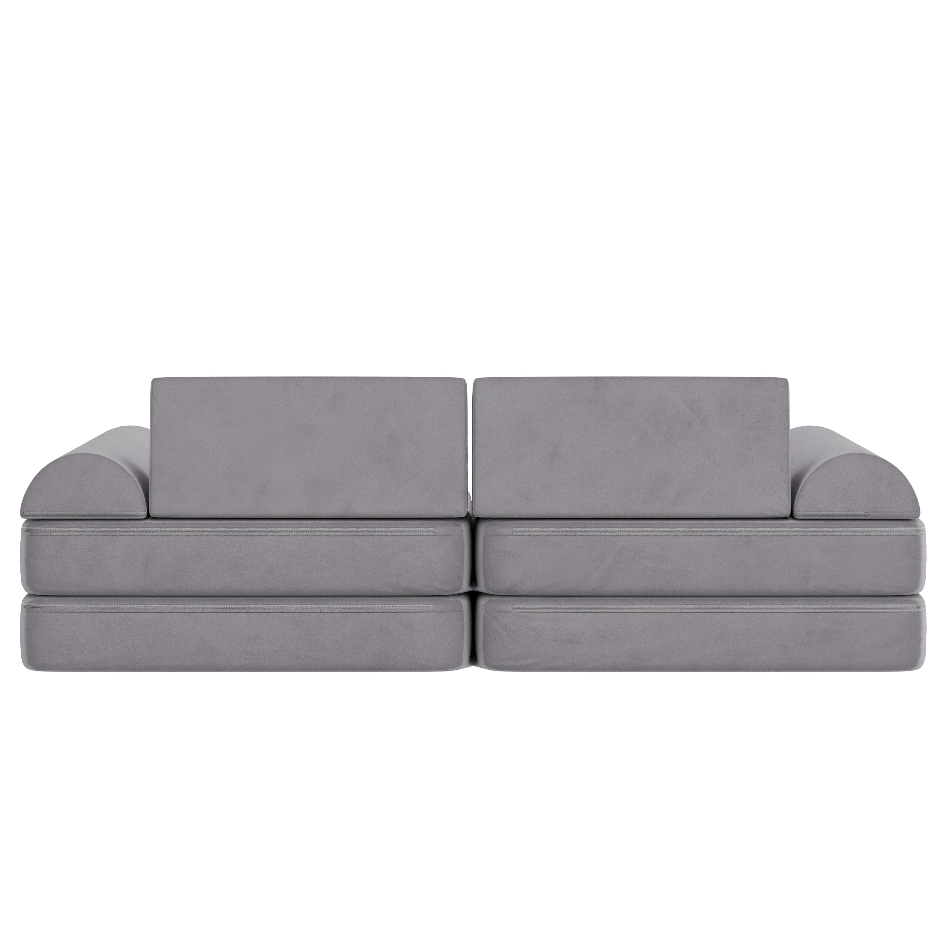 Marlowe Modular Kids Play Couch with 6 Soft Foam Sectional Sofa Pieces