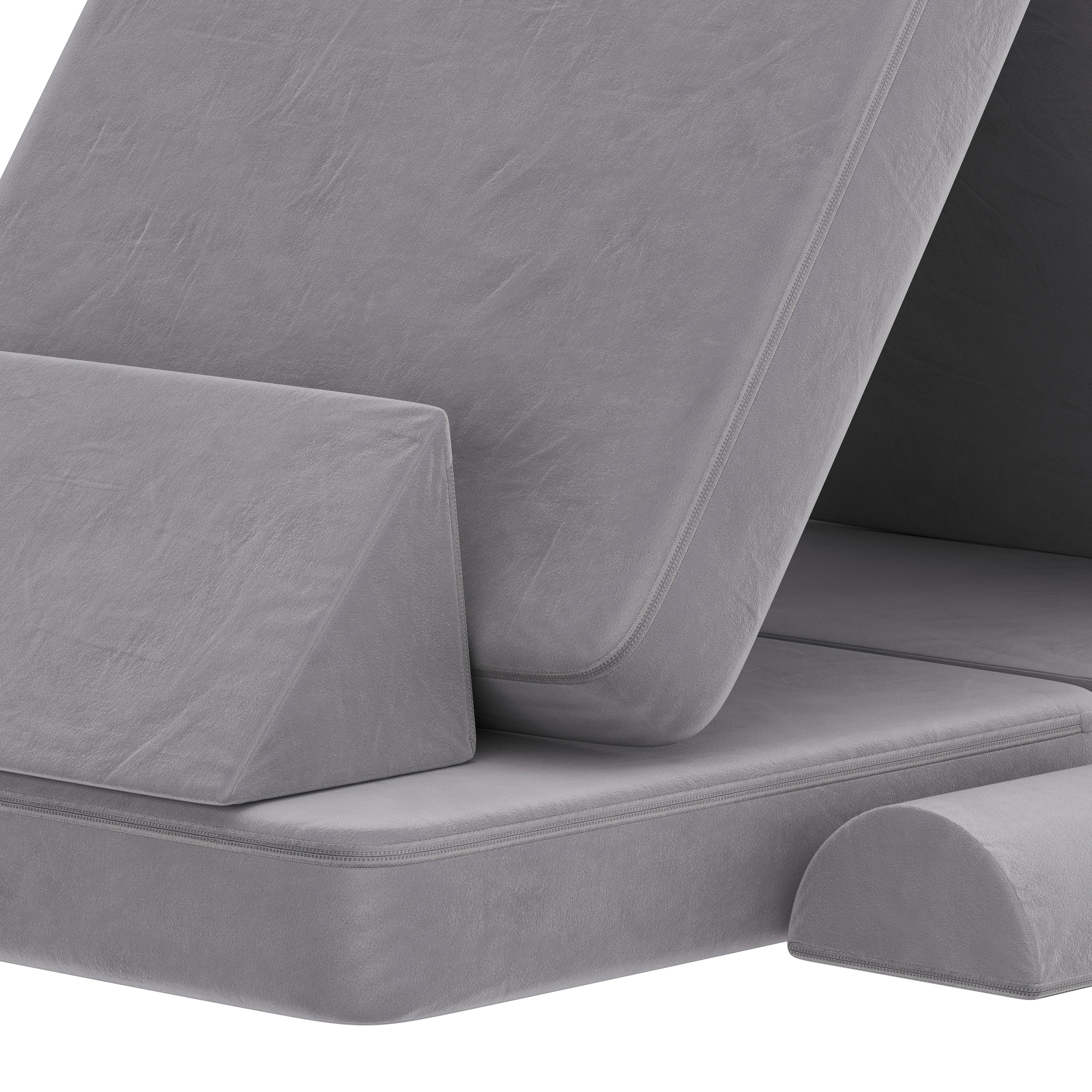 Marlowe Modular Kids Play Couch with 6 Soft Foam Sectional Sofa Pieces