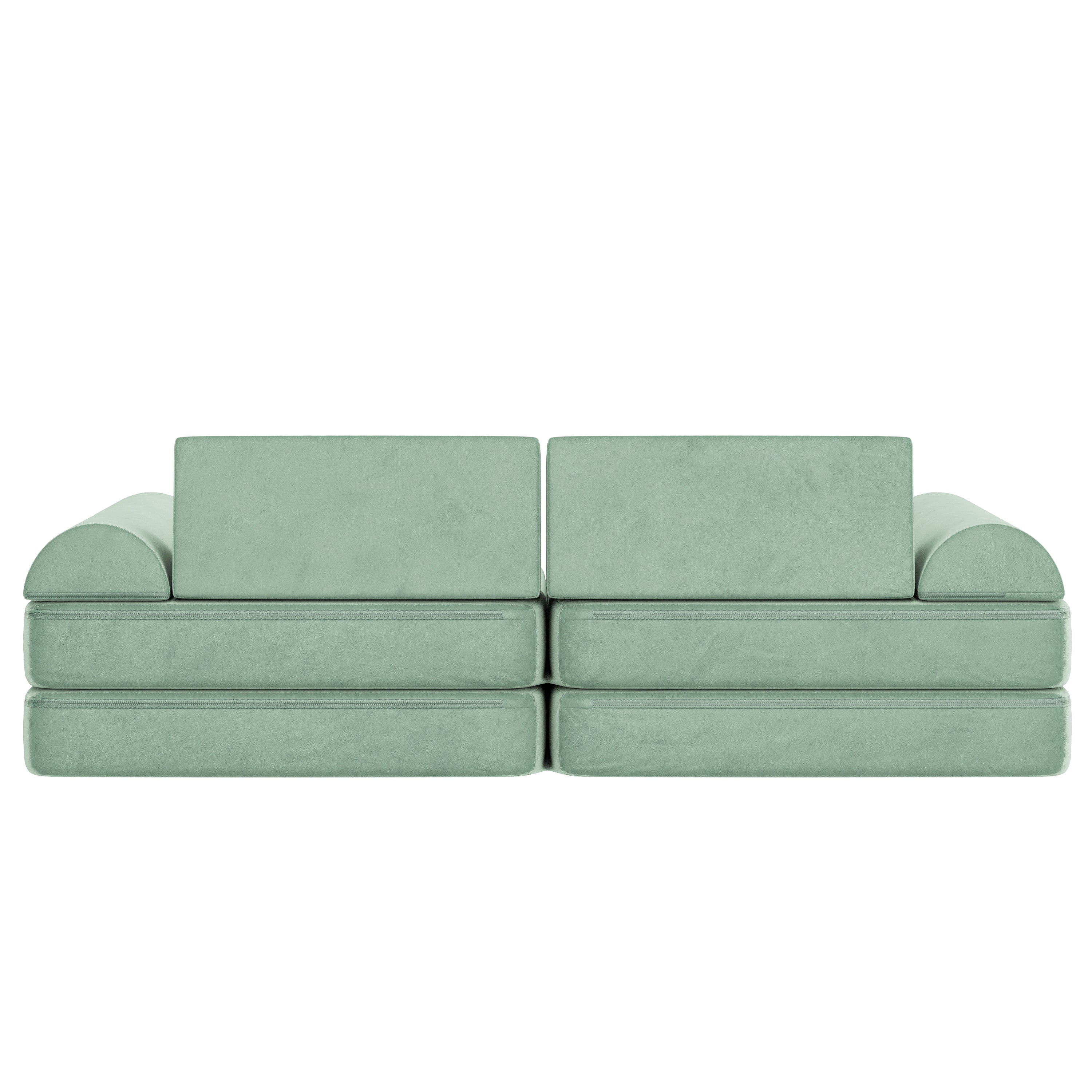 Marlowe Modular Kids Play Couch with 6 Soft Foam Sectional Sofa Pieces