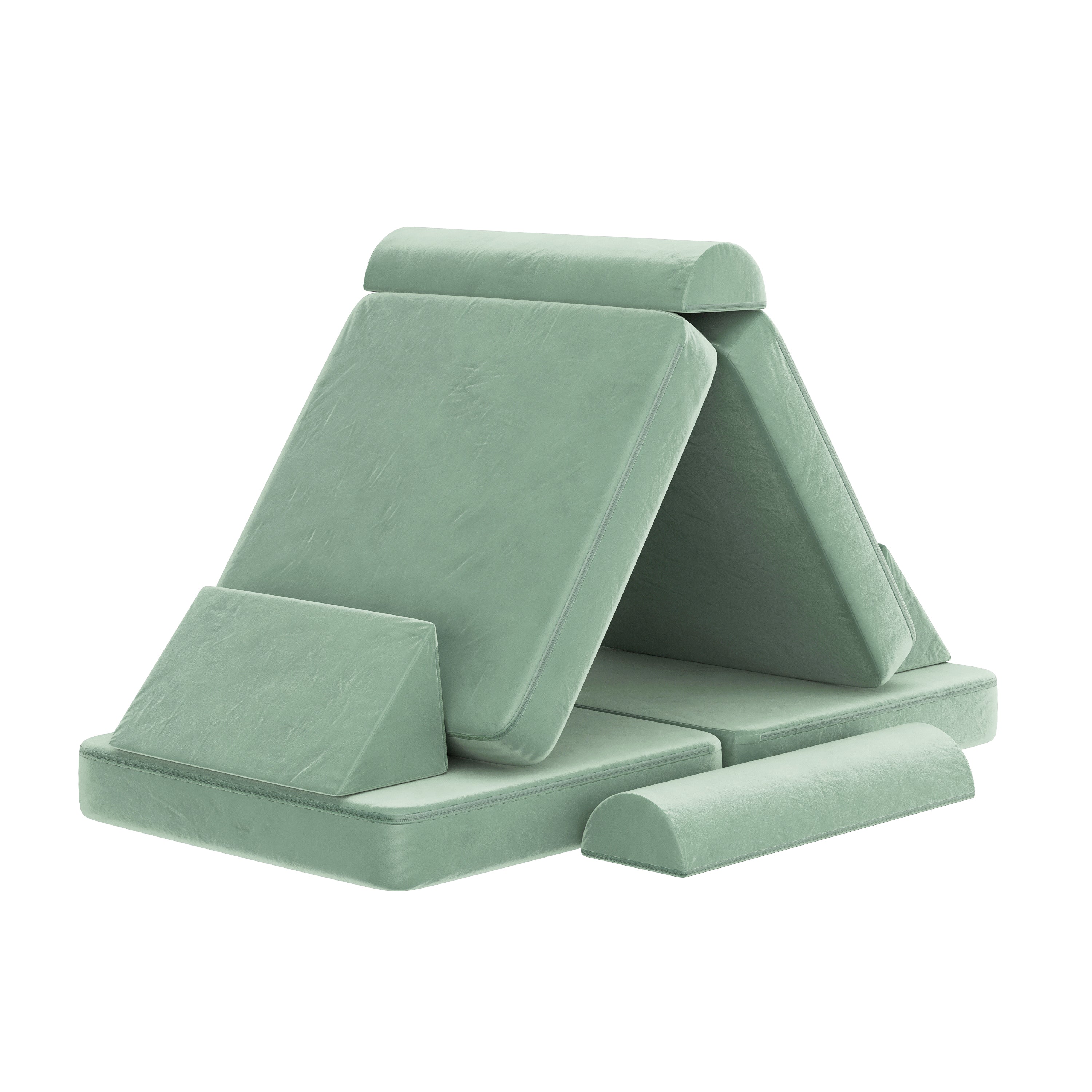 Marlowe Modular Kids Play Couch with 6 Soft Foam Sectional Sofa Pieces