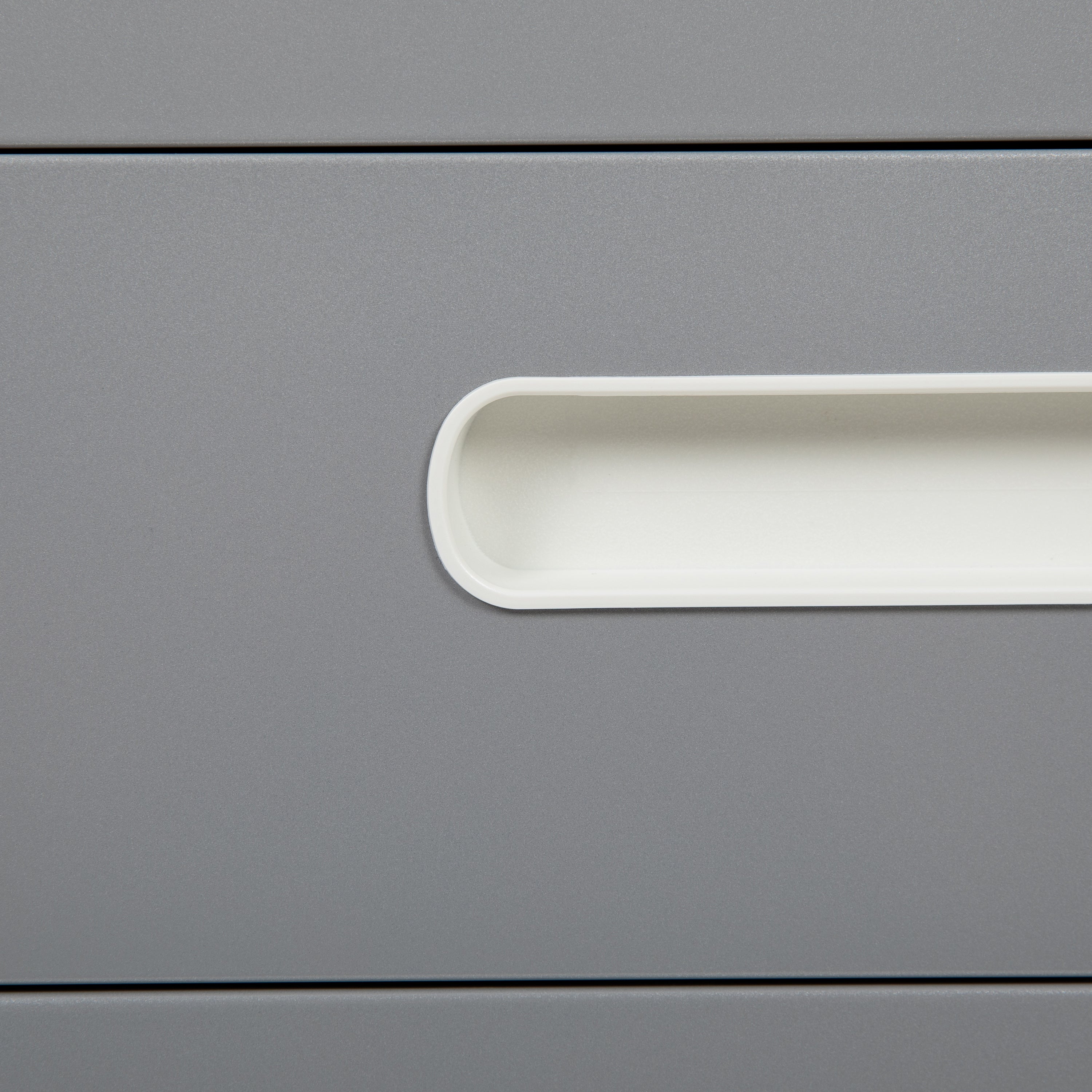 Ergonomic 3-Drawer Mobile Locking Filing Cabinet with Anti-Tilt Mechanism and Hanging Drawer for Legal & Letter Files