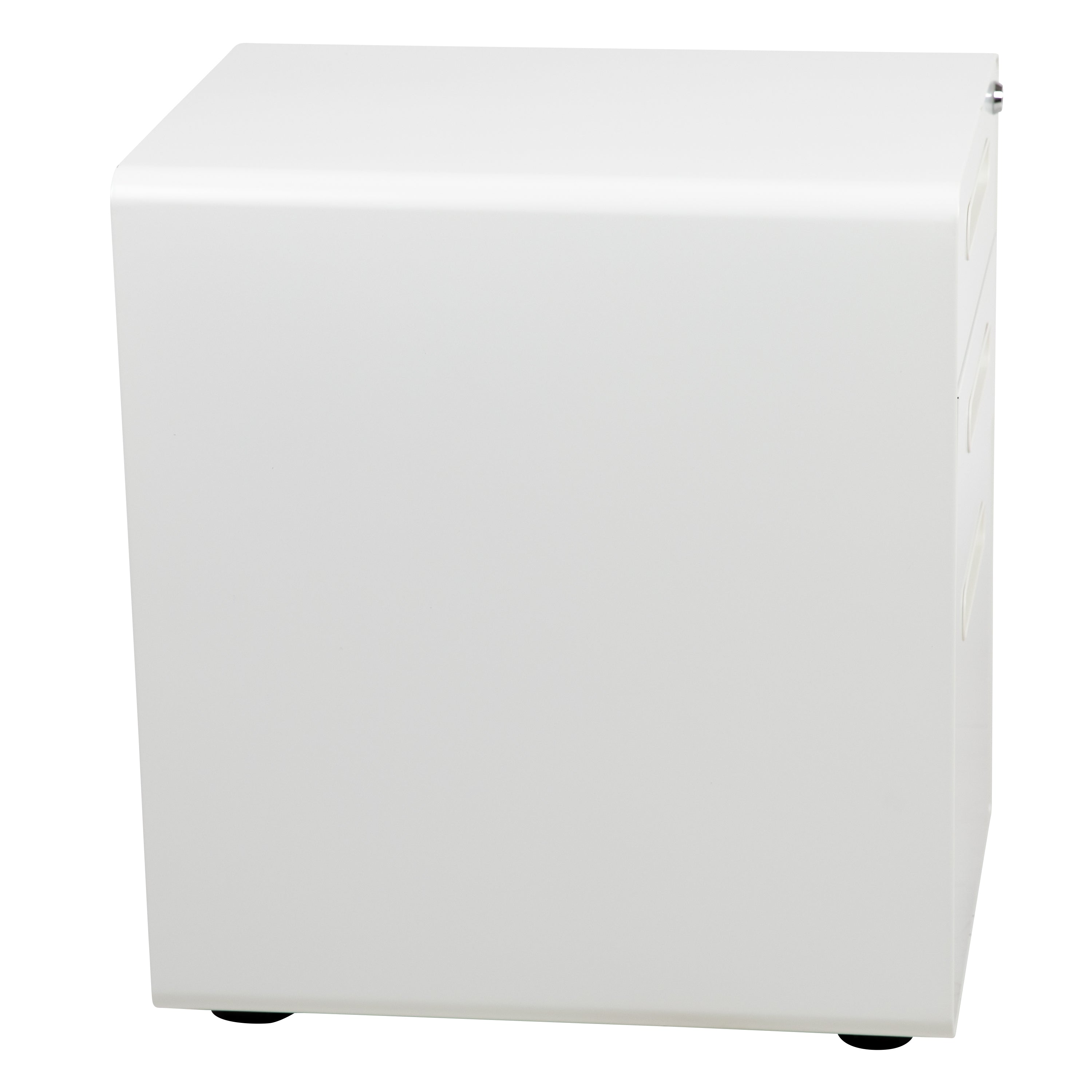 Ergonomic 3-Drawer Mobile Locking Filing Cabinet with Anti-Tilt Mechanism and Hanging Drawer for Legal & Letter Files