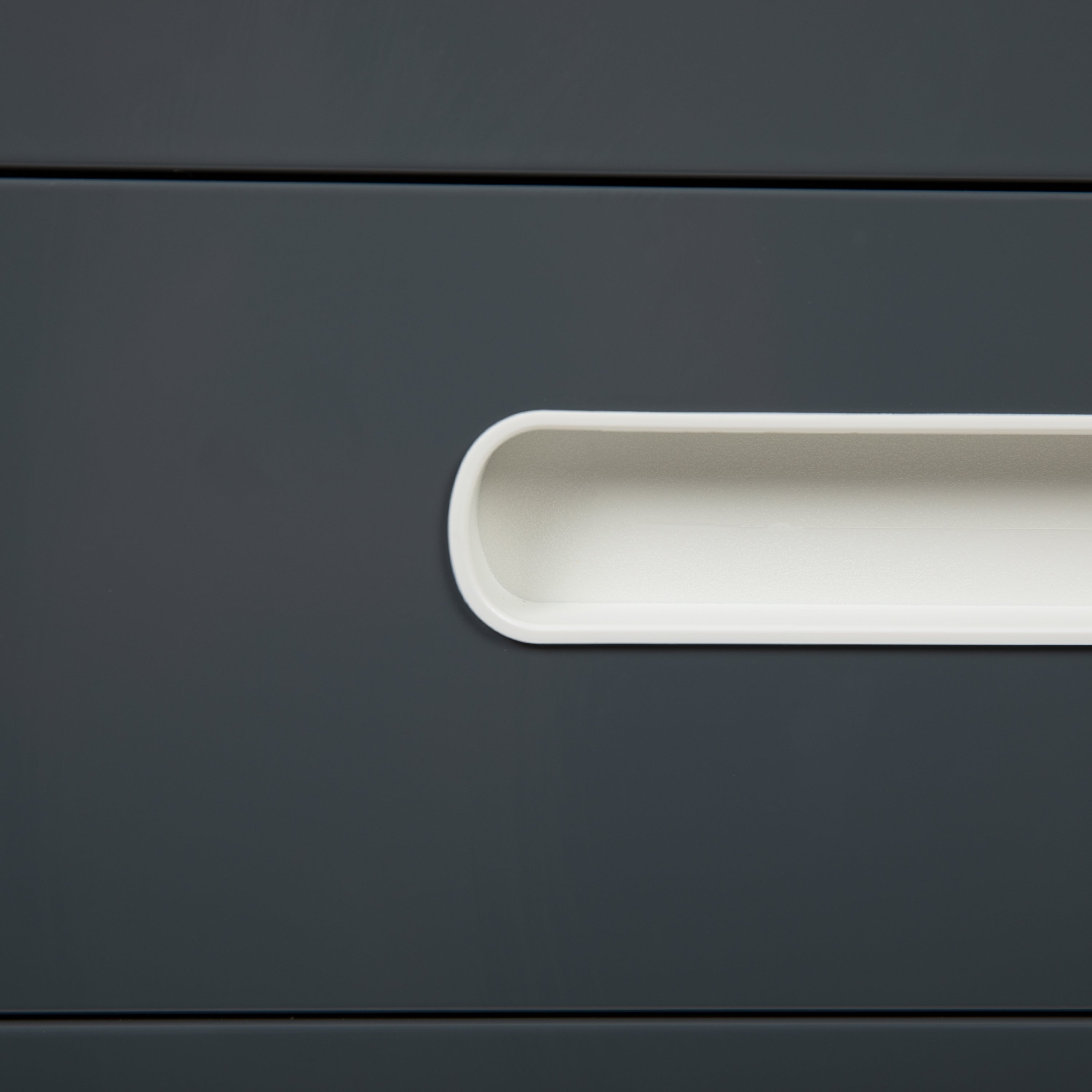 Ergonomic 3-Drawer Mobile Locking Filing Cabinet with Anti-Tilt Mechanism and Hanging Drawer for Legal & Letter Files