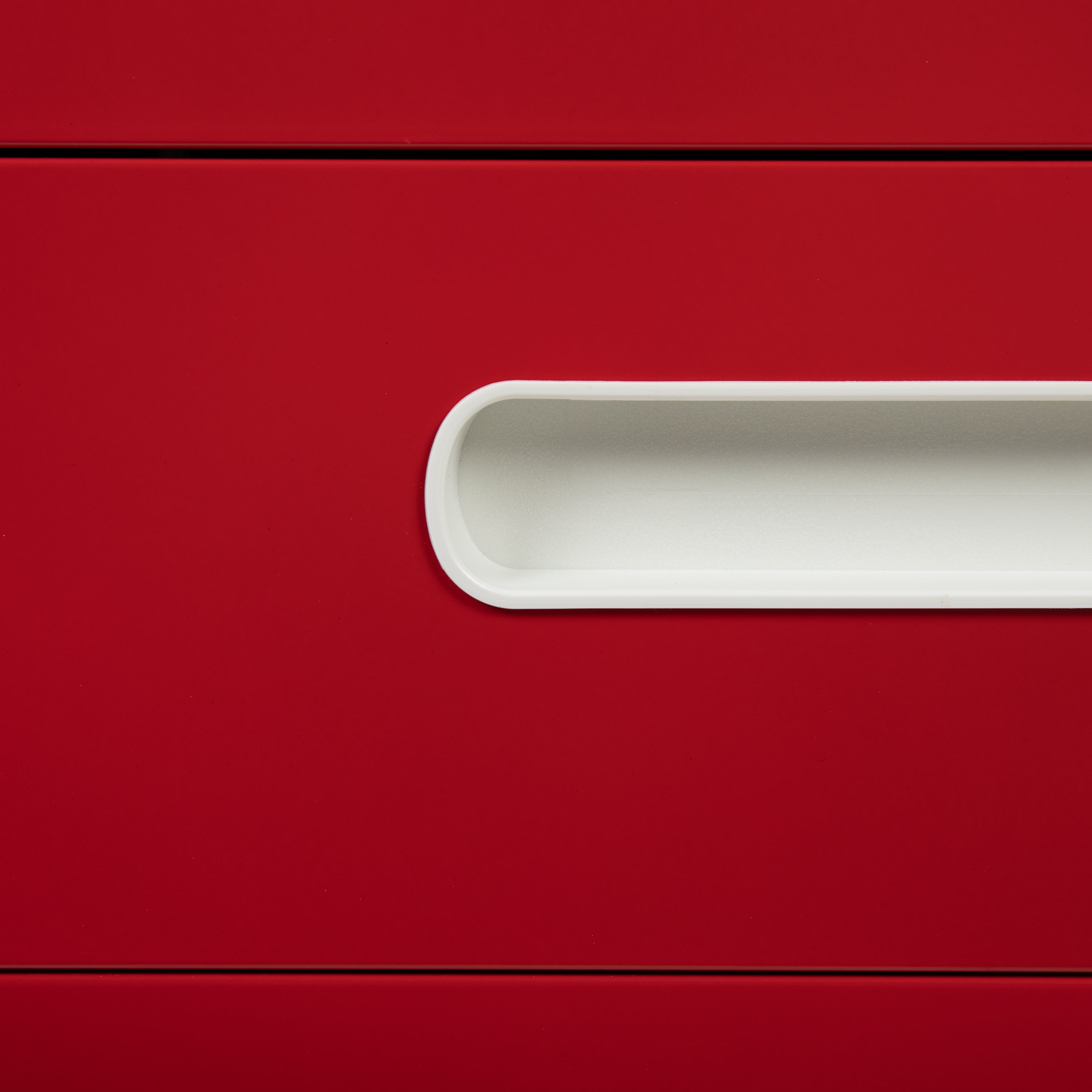 Ergonomic 3-Drawer Mobile Locking Filing Cabinet with Anti-Tilt Mechanism and Hanging Drawer for Legal & Letter Files